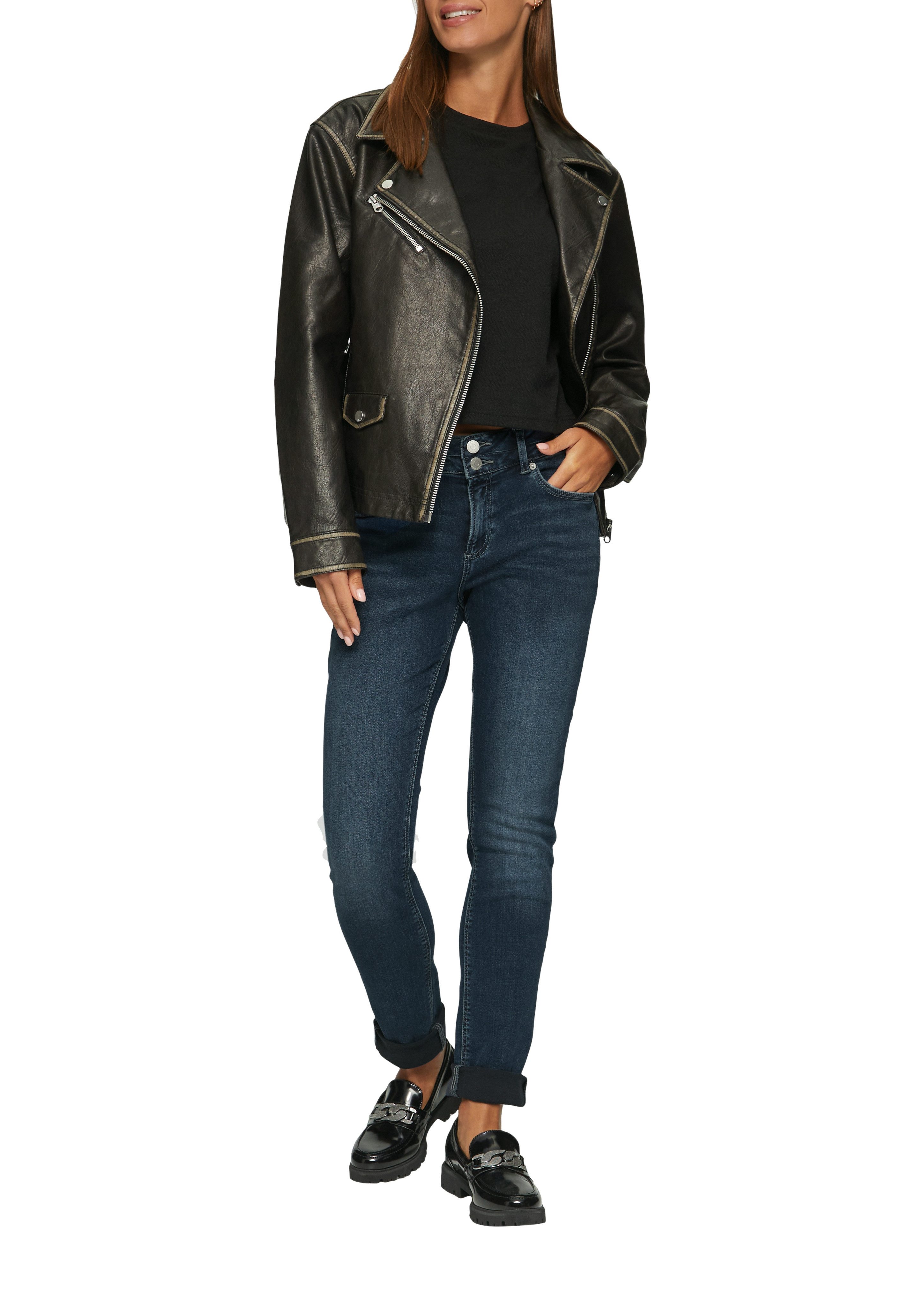 Q S designed by Slim fit jeans Catie in five-pocketsstijl