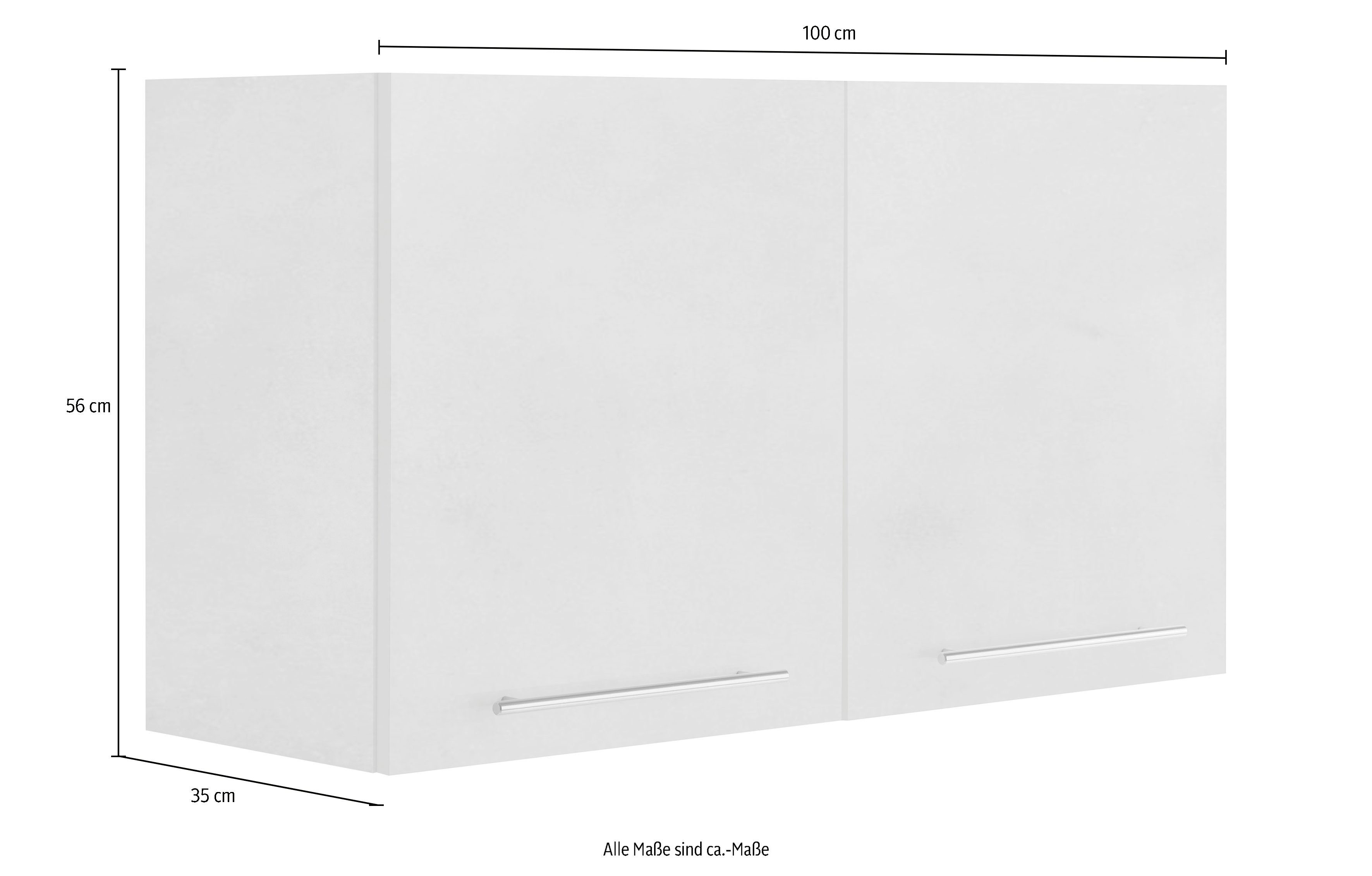 wiho Küchen Hangend kastje Flexi2 Breedte 100 cm