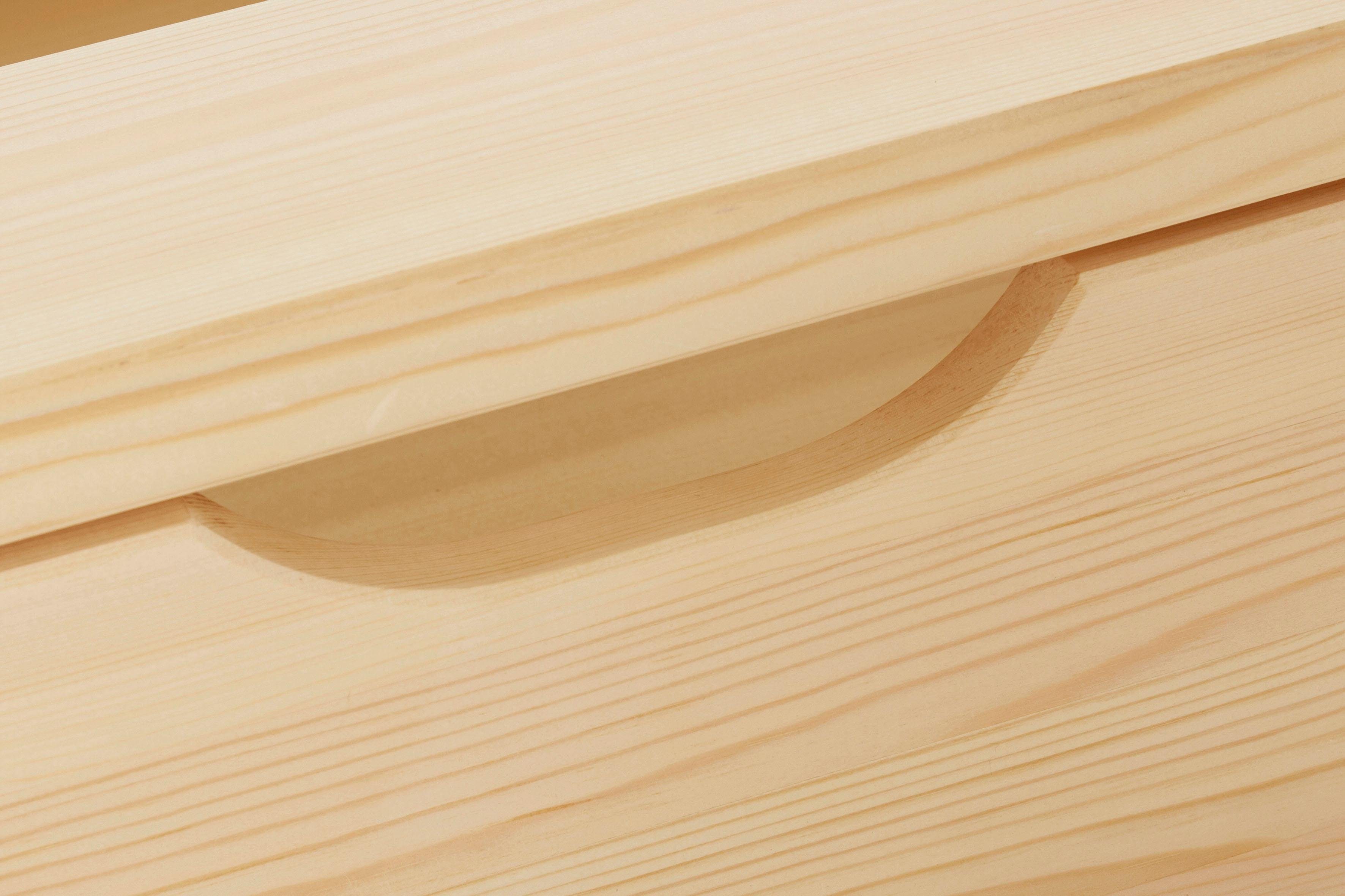 Home affaire Palletbed "ALASCO" BESTSELLER! Met lade gecertificeerd massief hout, uit te breiden tot tweepersoons- of familiebed