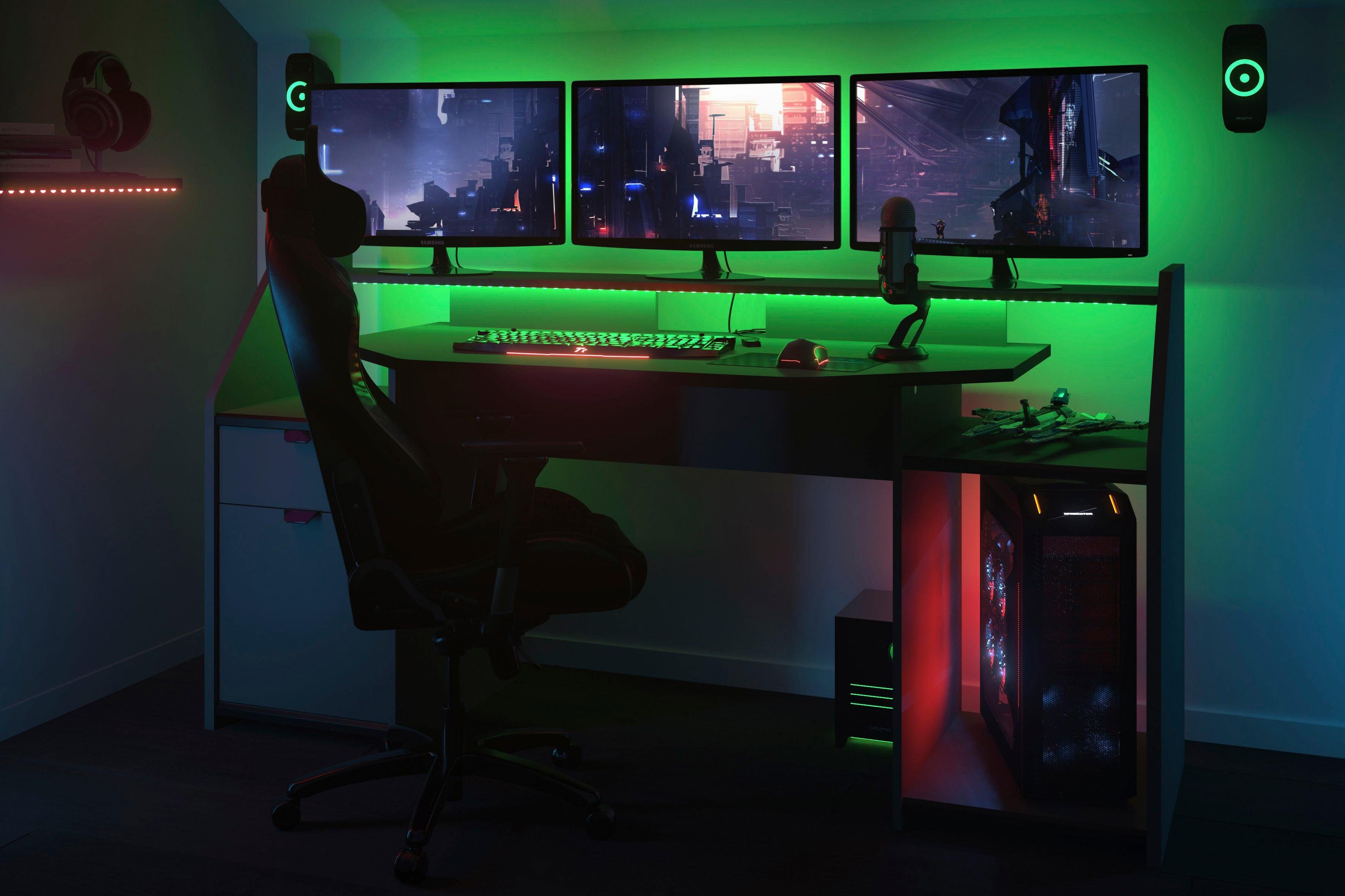 Parisot Kinderbureau Set-Up Gamingtafel, tienerbureau, bureau