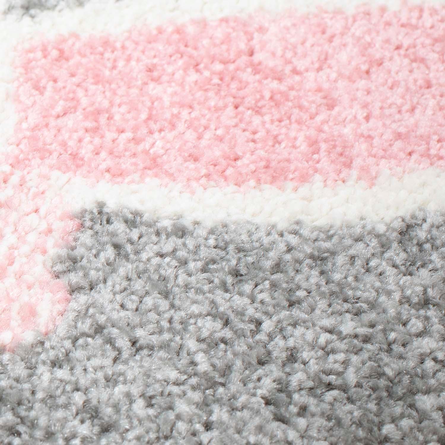 Carpet City Kindervloerkleed Bubble Kids 1318 Speelkleed, haas, harten, zachte pool, gemakkelijk in onderhoud, kinderkamer