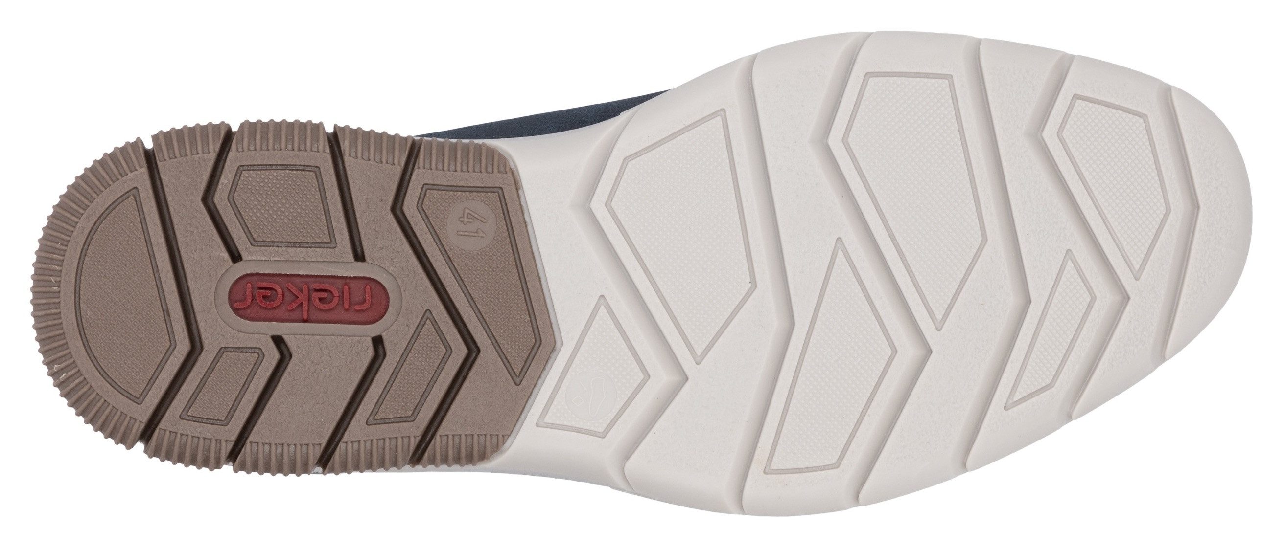 Rieker Slip-on sneakers Instapschoen, lage schoen, sneaker met elastiek voor gemakkelijke instap