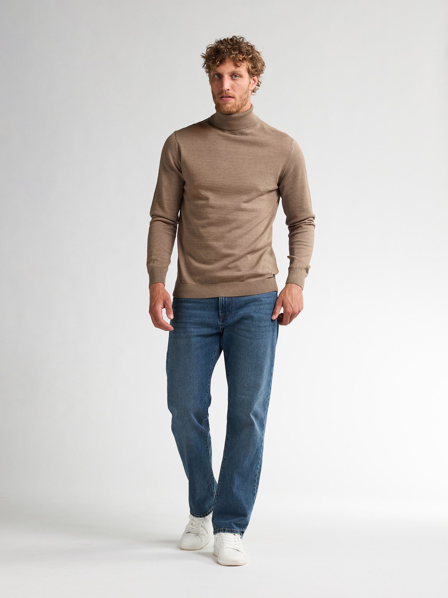 Petrol Industries Coltrui Men Knitwear Collar Basi Onderhoudsvriendelijke materiaalmix met katoenpercentage