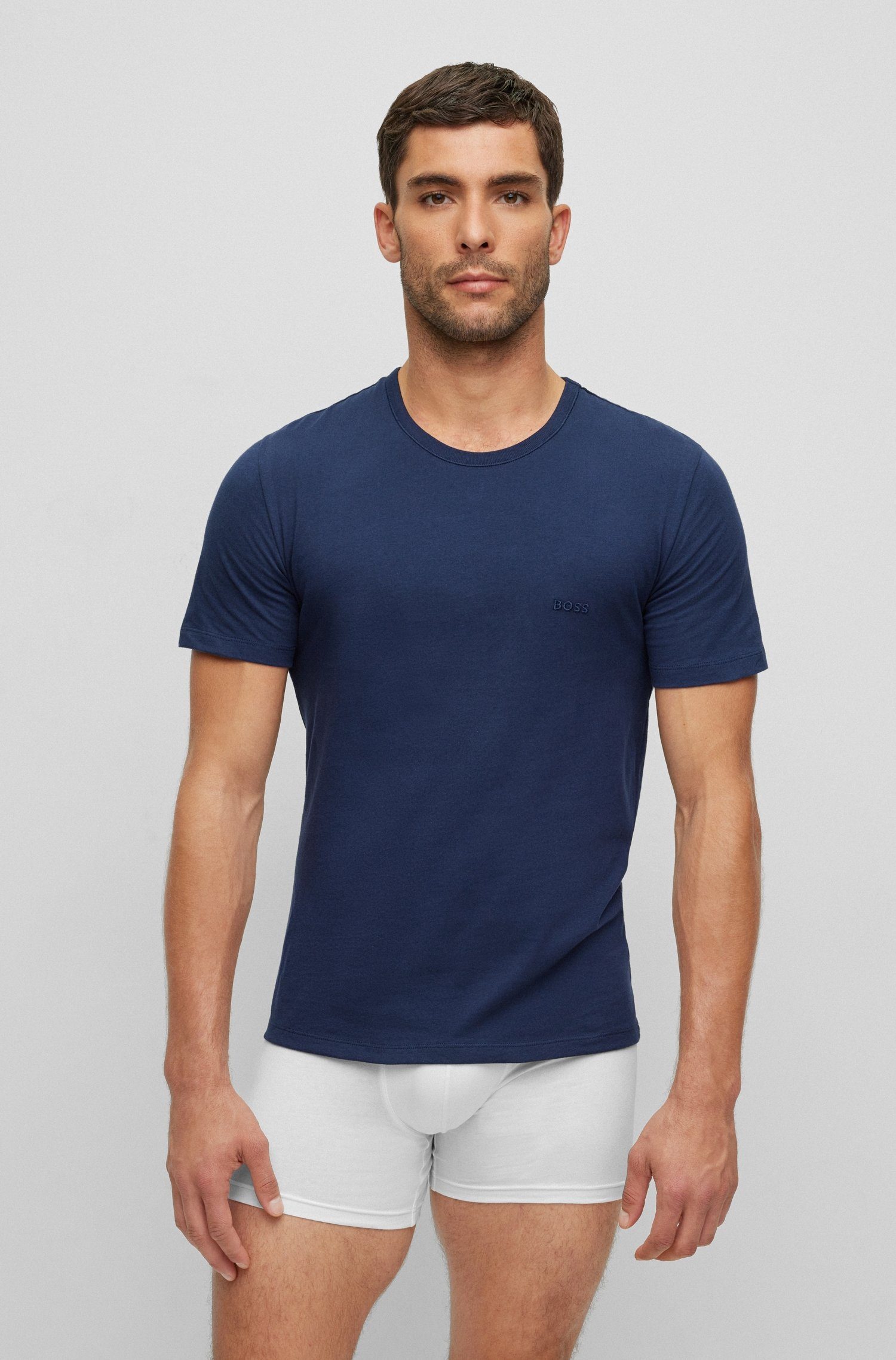 BOSS T-shirt Ronde hals BOSS ONE x David Beckham (3-delig, Set van 3)