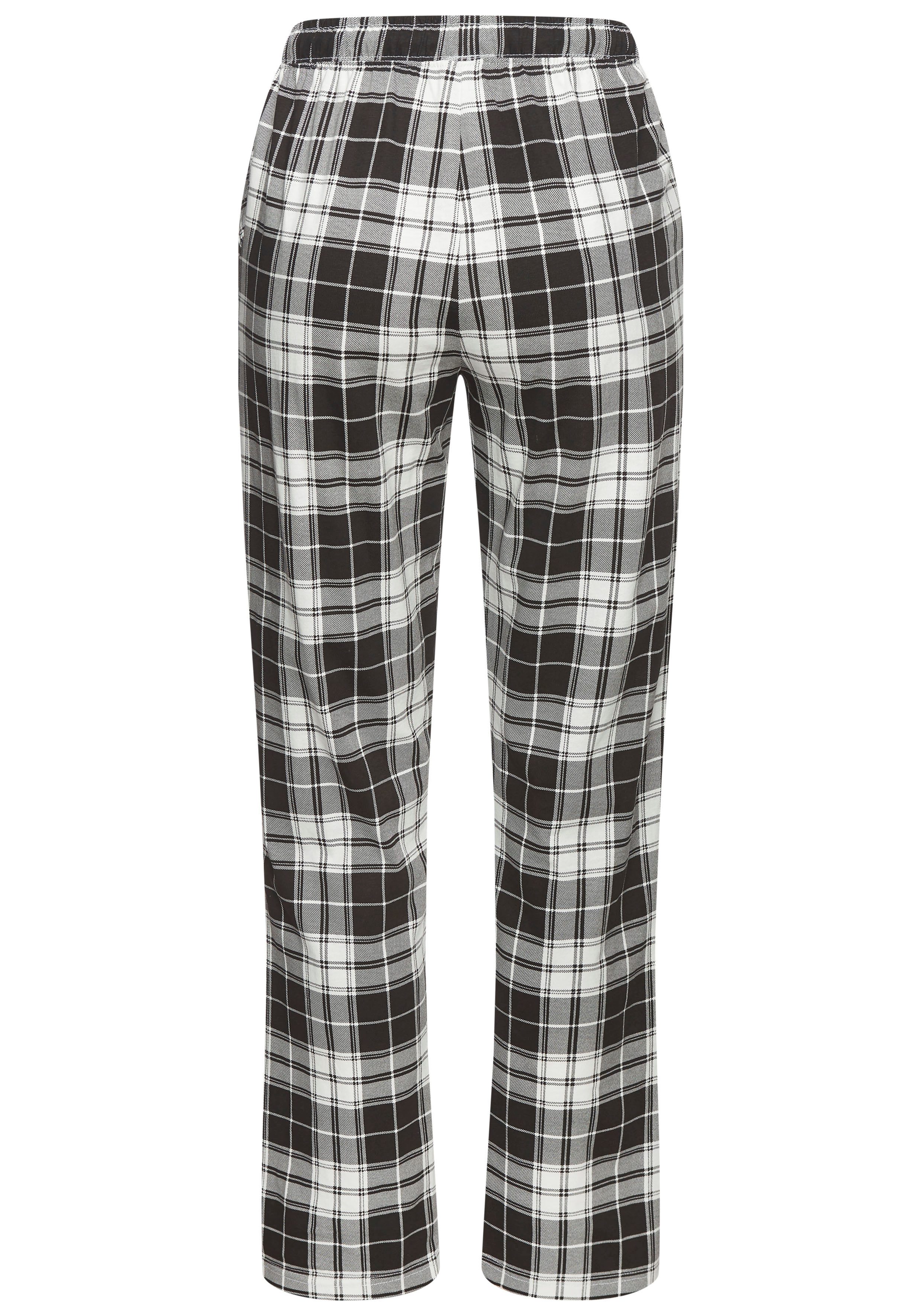 Vivance Dreams Pyjamabroek Met strepen en ruiten (set, 2-delig)
