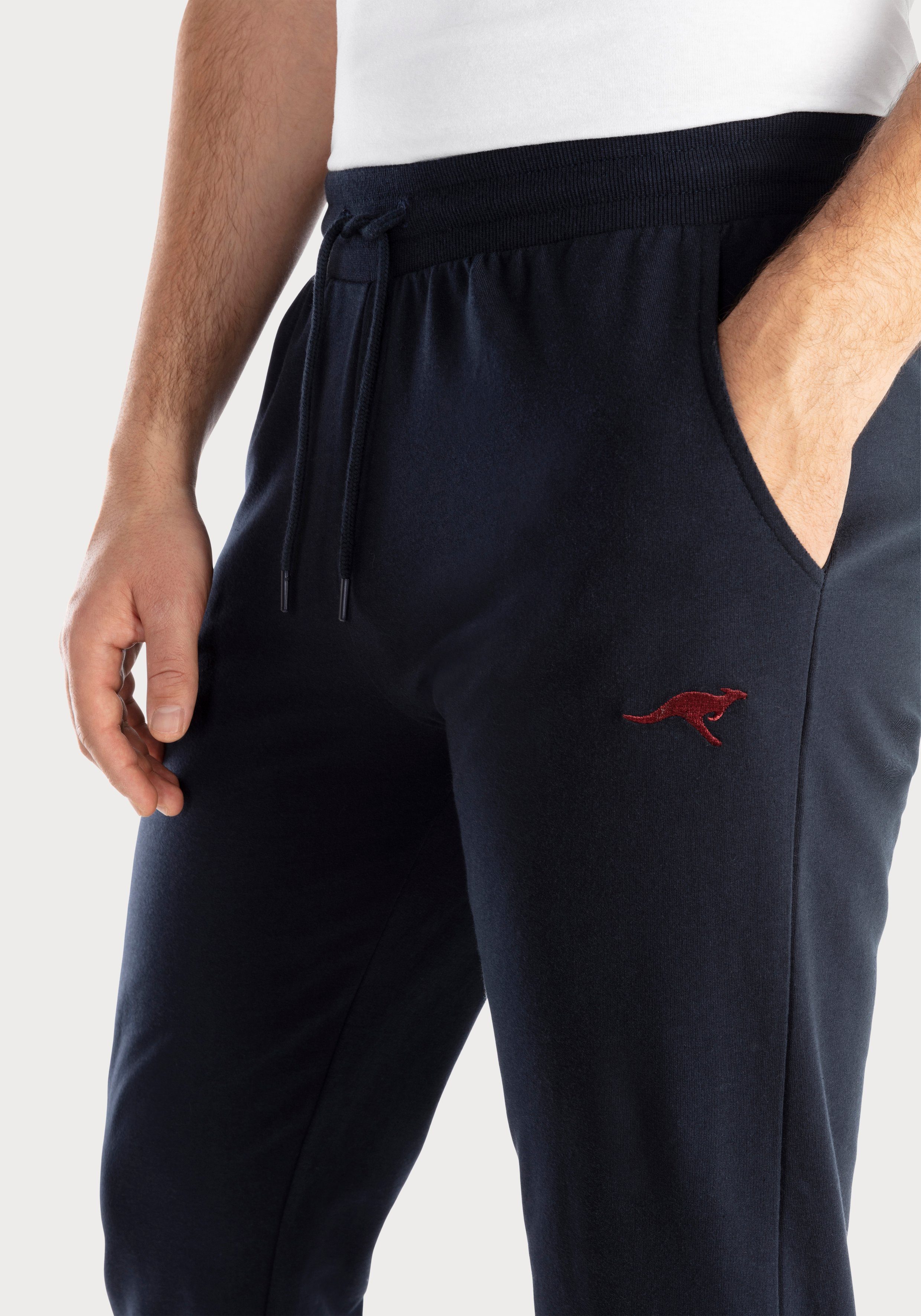 KangaROOS Sweatbroek Joggingbroek met kleine logo-borduursel