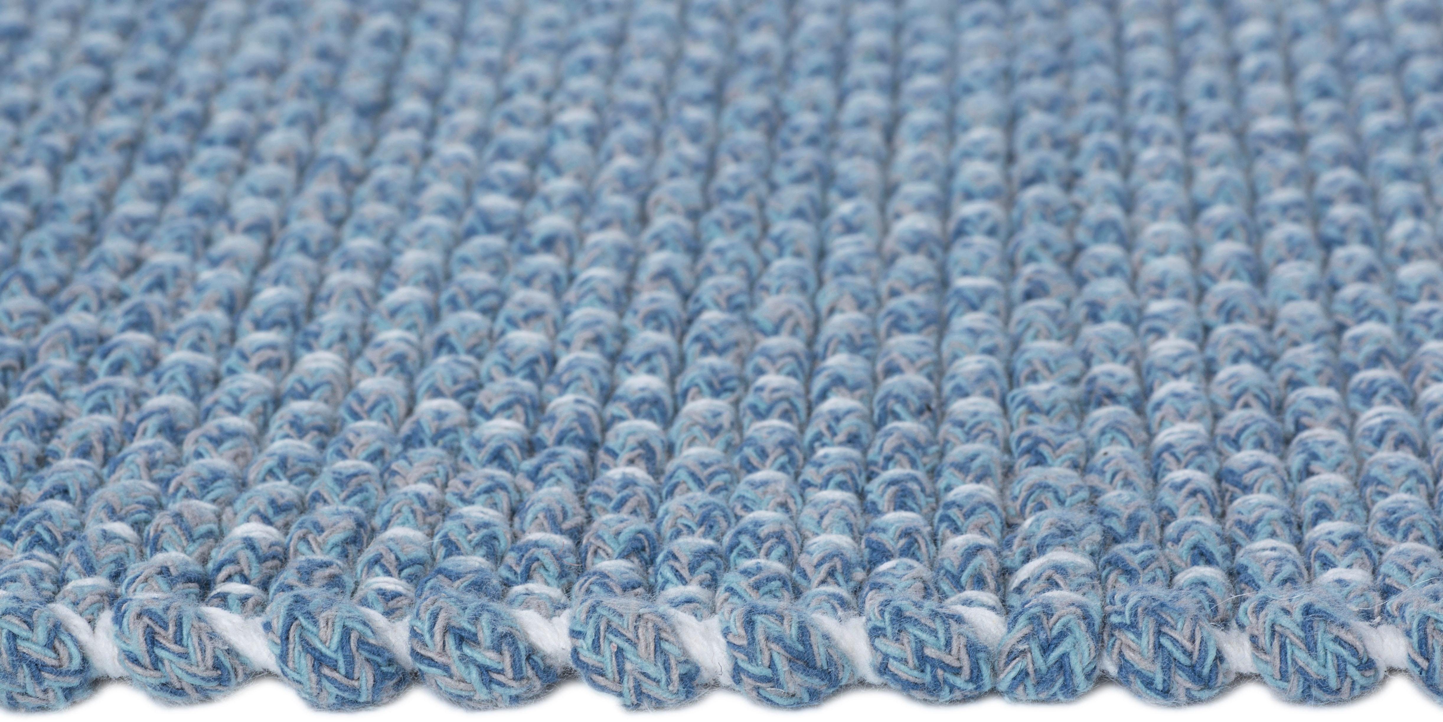 LUXOR living Vloerkleed Liv Handgeweven, puur katoen, met de hand geweven, unikleuren, iets mêlee