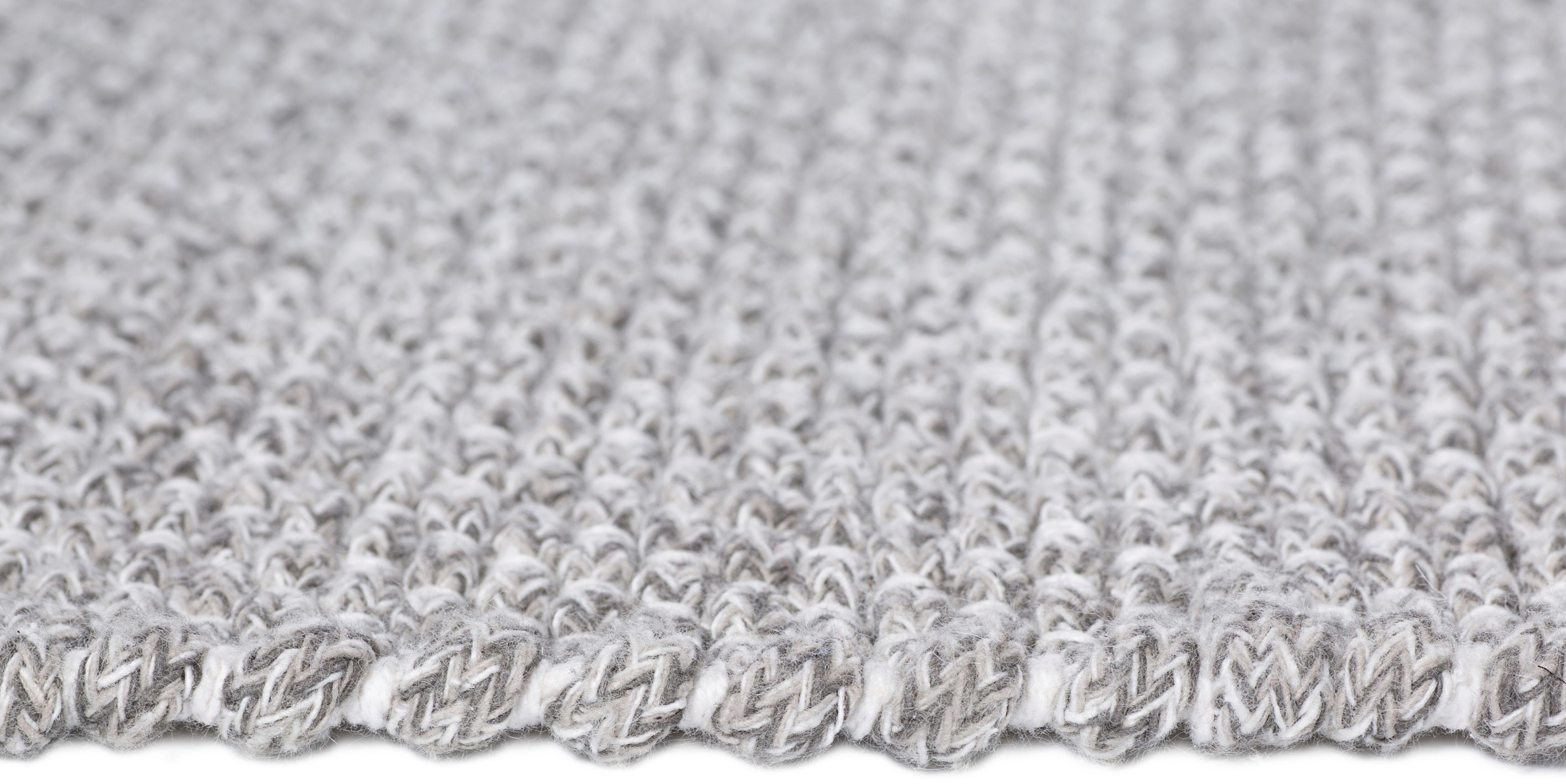 LUXOR living Vloerkleed Liv Handgeweven, puur katoen, met de hand geweven, unikleuren, iets mêlee