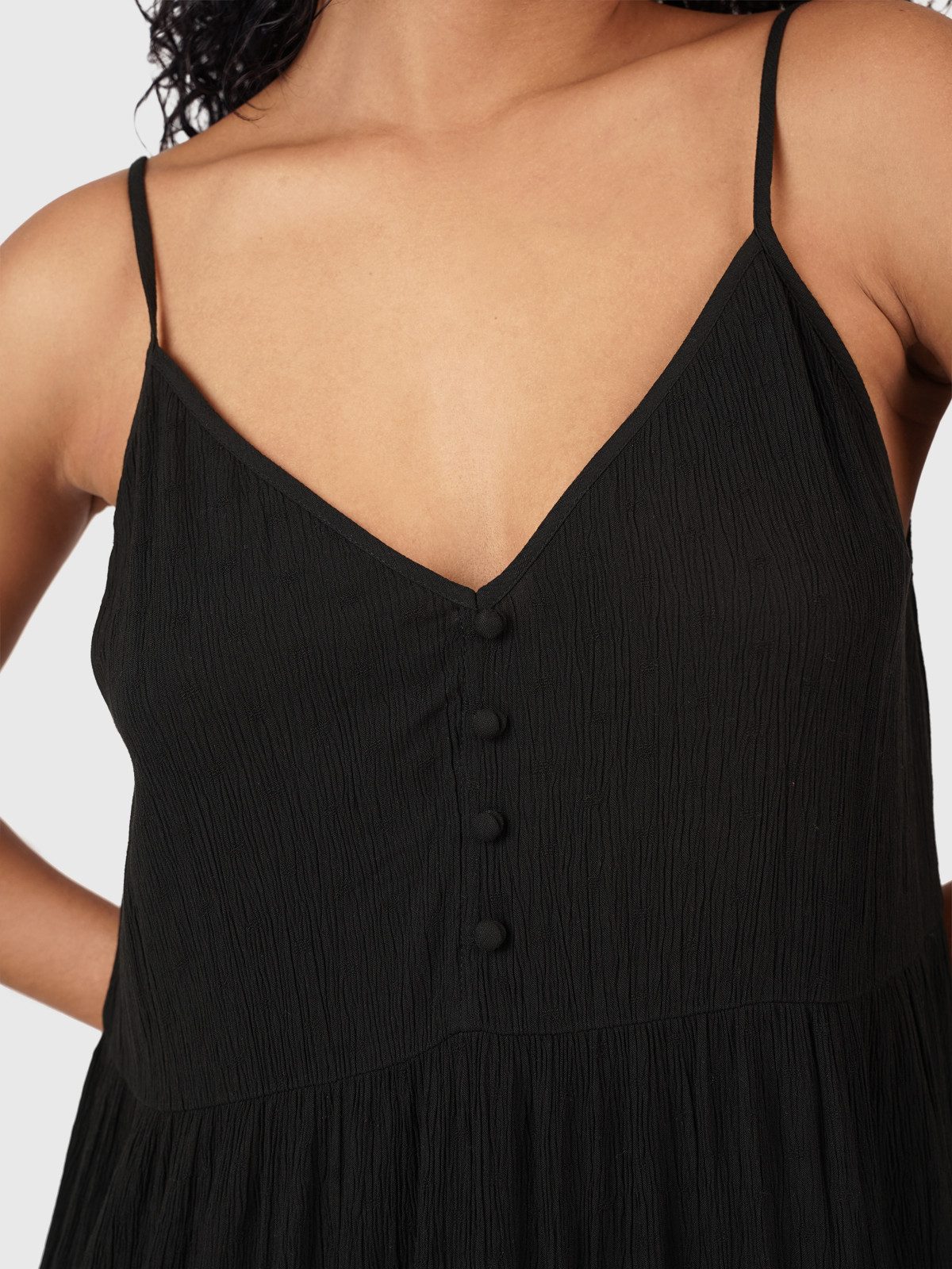 Brunotti Jurk met bandjes met v-hals & knoopdetails