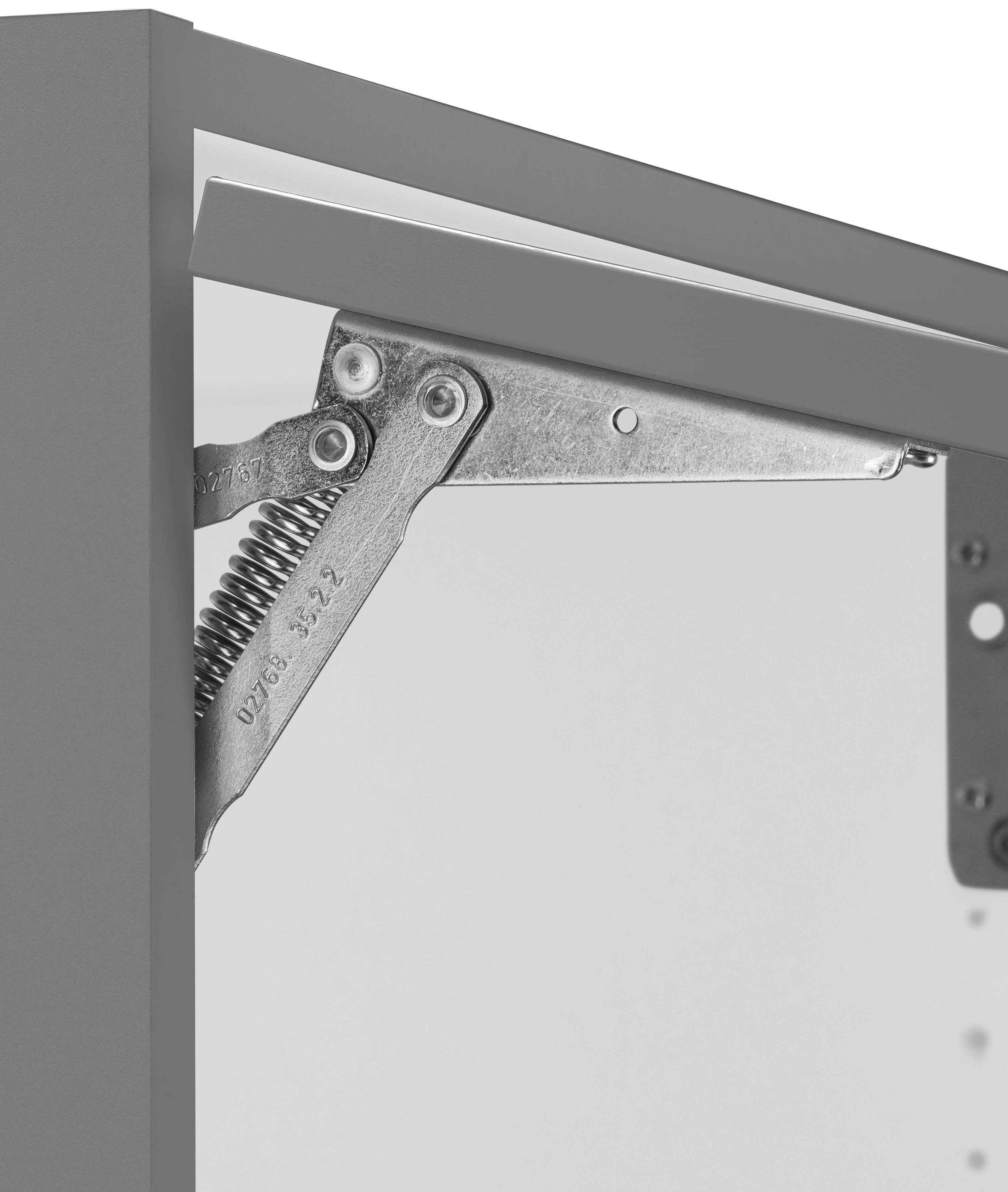 OPTIFIT Hangend kastje met klep Bern Breedte 90 cm, 1 klep, met metalen greep
