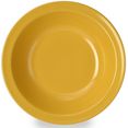 waca diep bord melamine, ø 20,5 cm (set, 4 stuks) geel