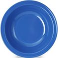 waca diep bord melamine, ø 20,5 cm (set, 4 stuks) blauw