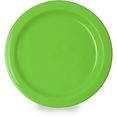 waca bord kunststof, oe 24 cm (set, 4 stuks) groen