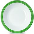waca diep bord bistro melamine, 20,5 cm (set, 4 stuks) groen