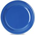 waca plat bord melamine, ø 23,5 cm (set) blauw