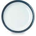 waca bord bistro melamine, 23,5 cm (set, 4 stuks) blauw