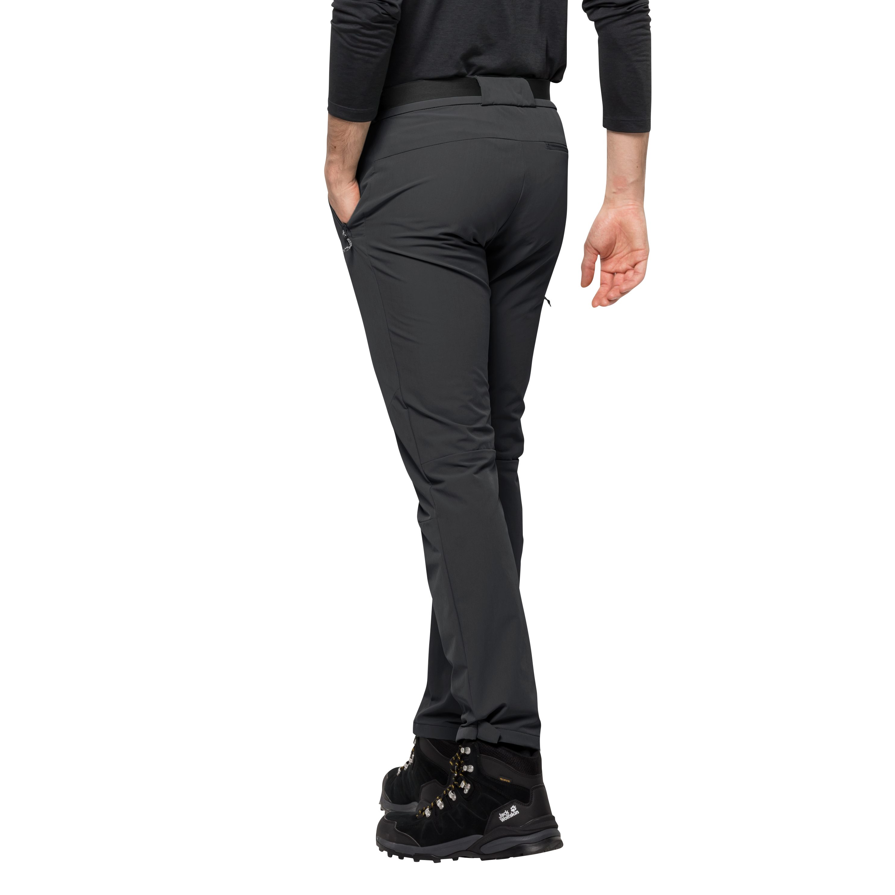Jack Wolfskin Outdoorbroek HOLDSTEIG PANTS M hoog ademende, robuuste en elastische softshell broek