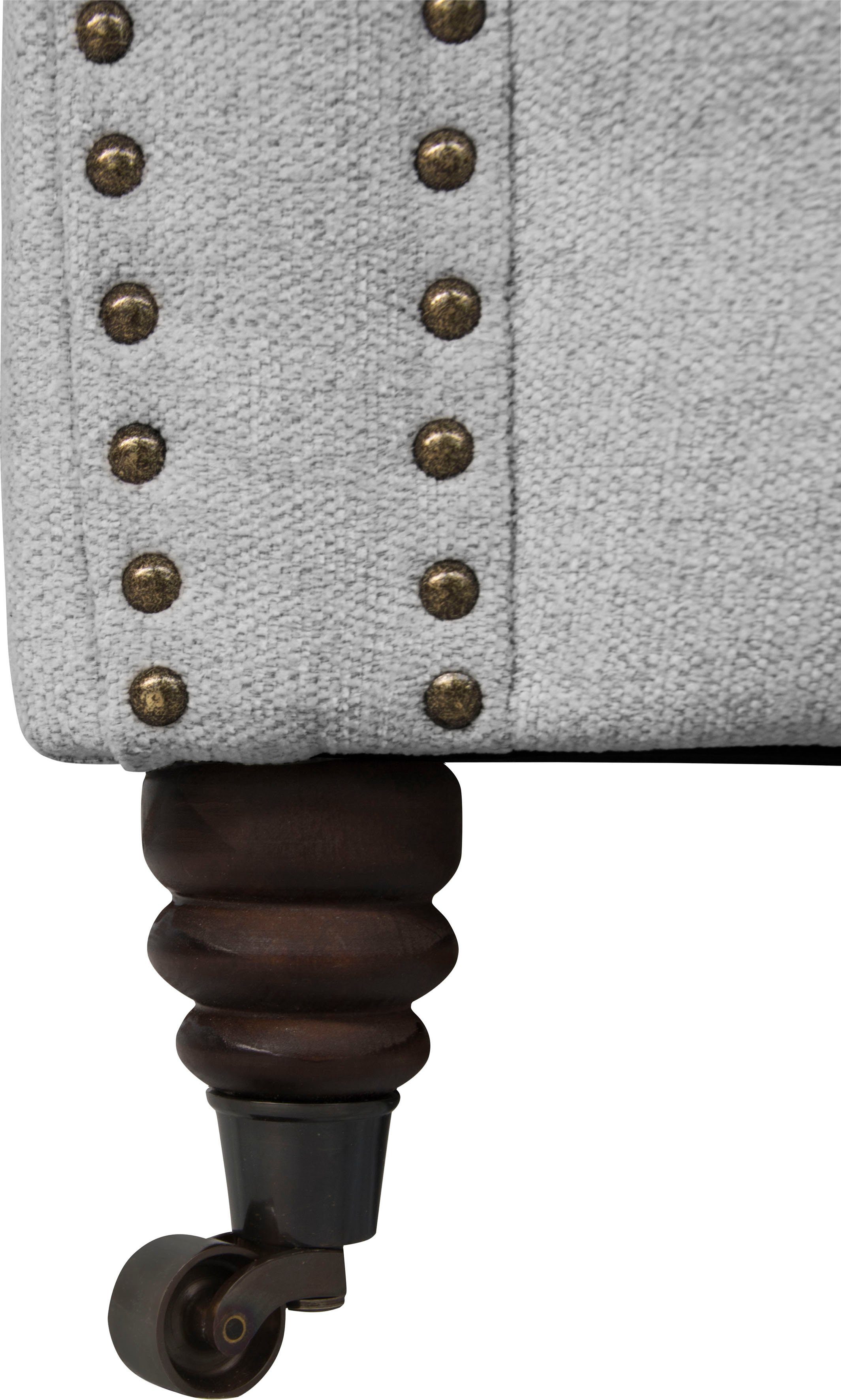 Home affaire Chesterfield-bank Aarburg luxueuze capitonnage en siernagels in chesterfield-design