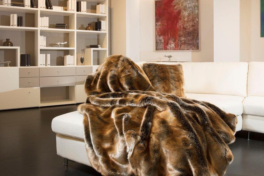 Star Home Textil Deken Zobel van bijzonder zacht materiaal, knuffeldeken