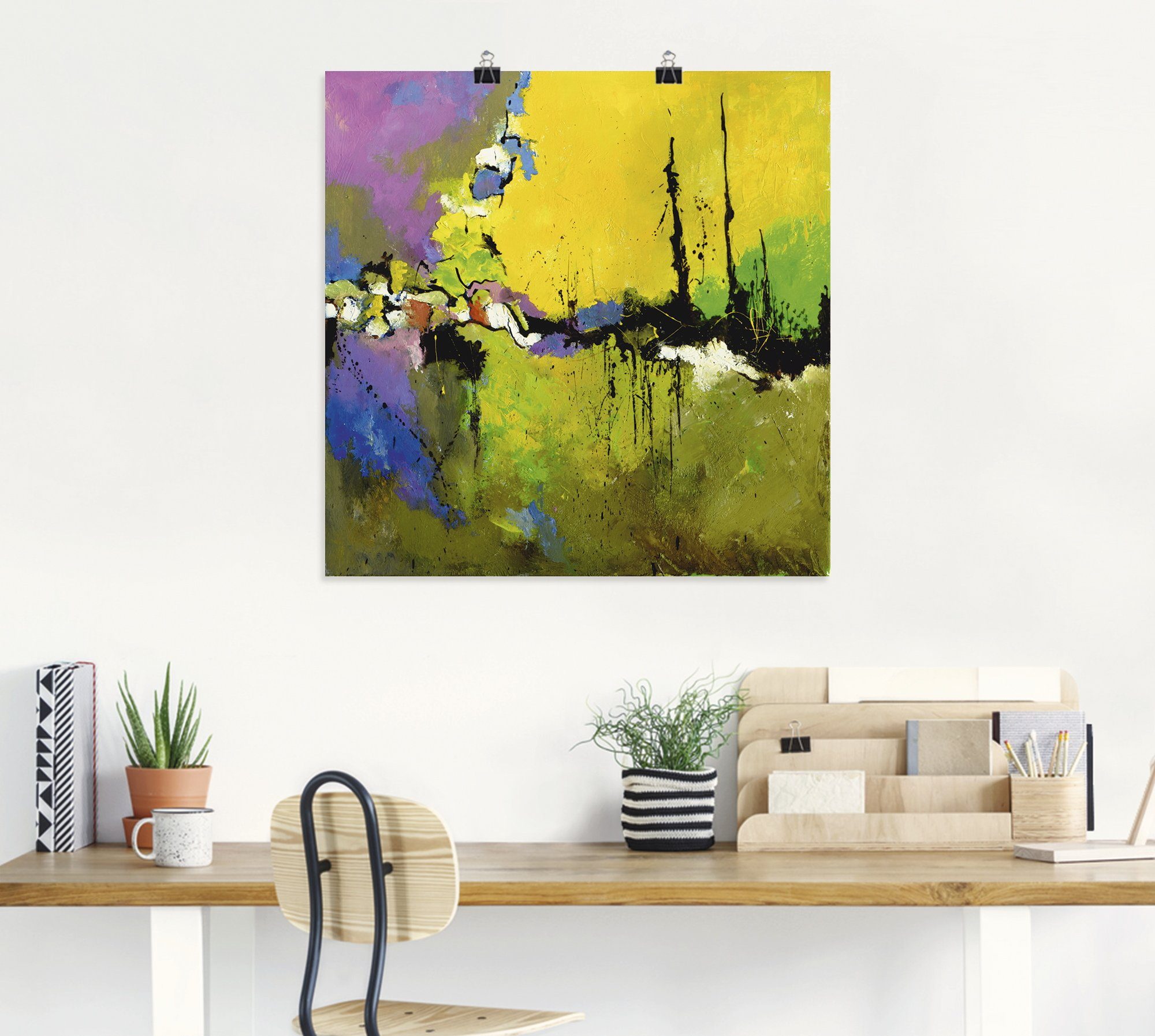 Artland Poster Abstract XIX als artprint van aluminium, artprint op linnen, muursticker of poster in verschillende maten