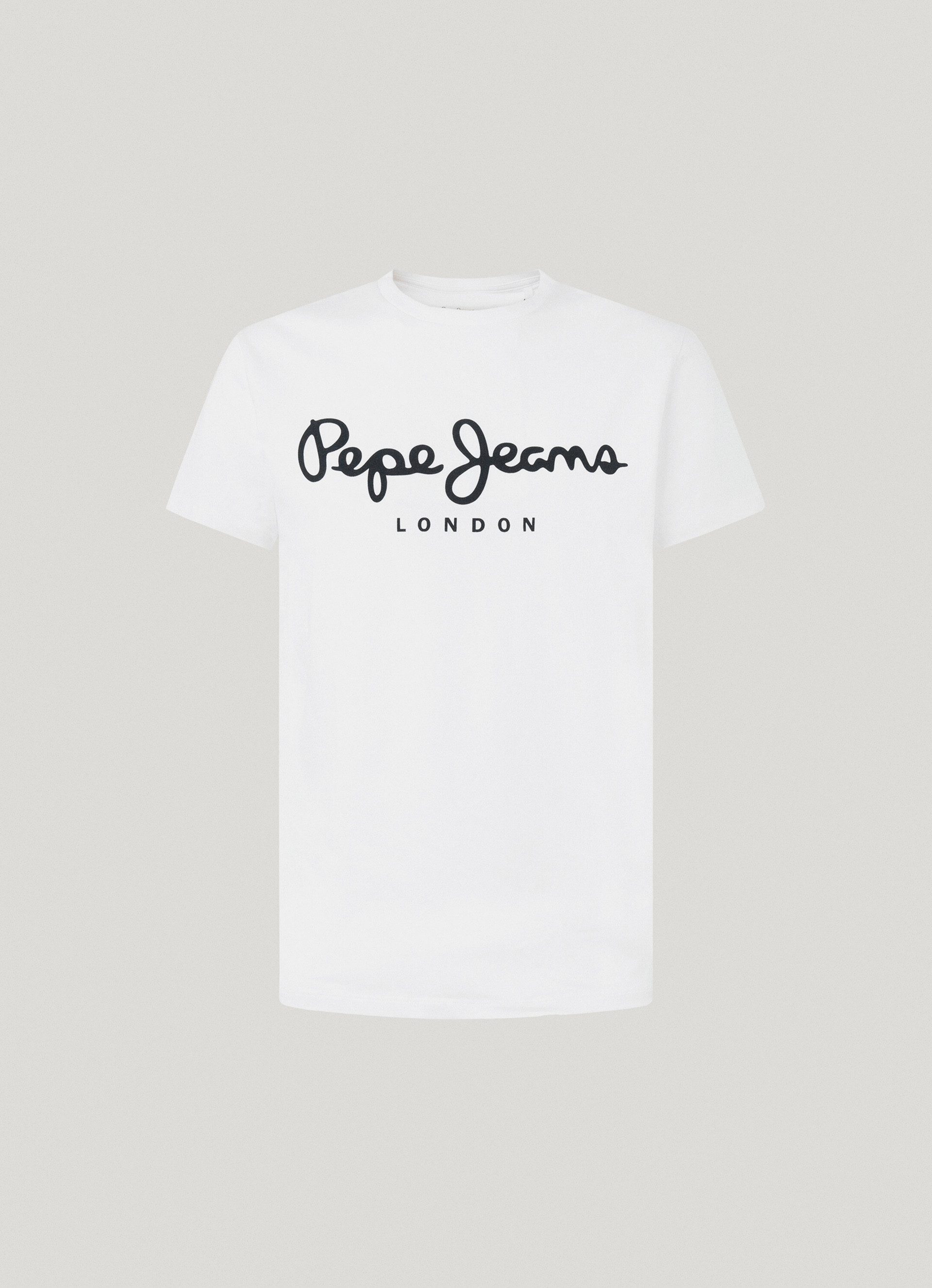 Pepe Jeans T-shirt met merkprint voor