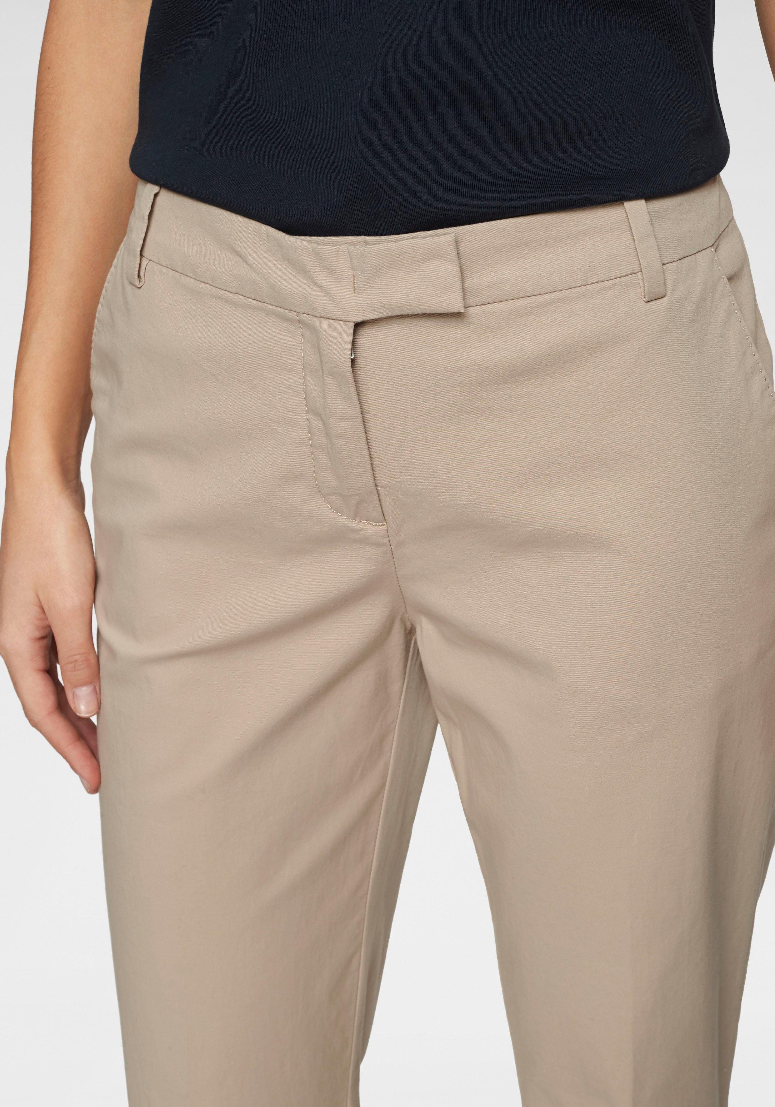 Marc O'Polo Chino Torne met klassieke persplooien voor meer elegantie