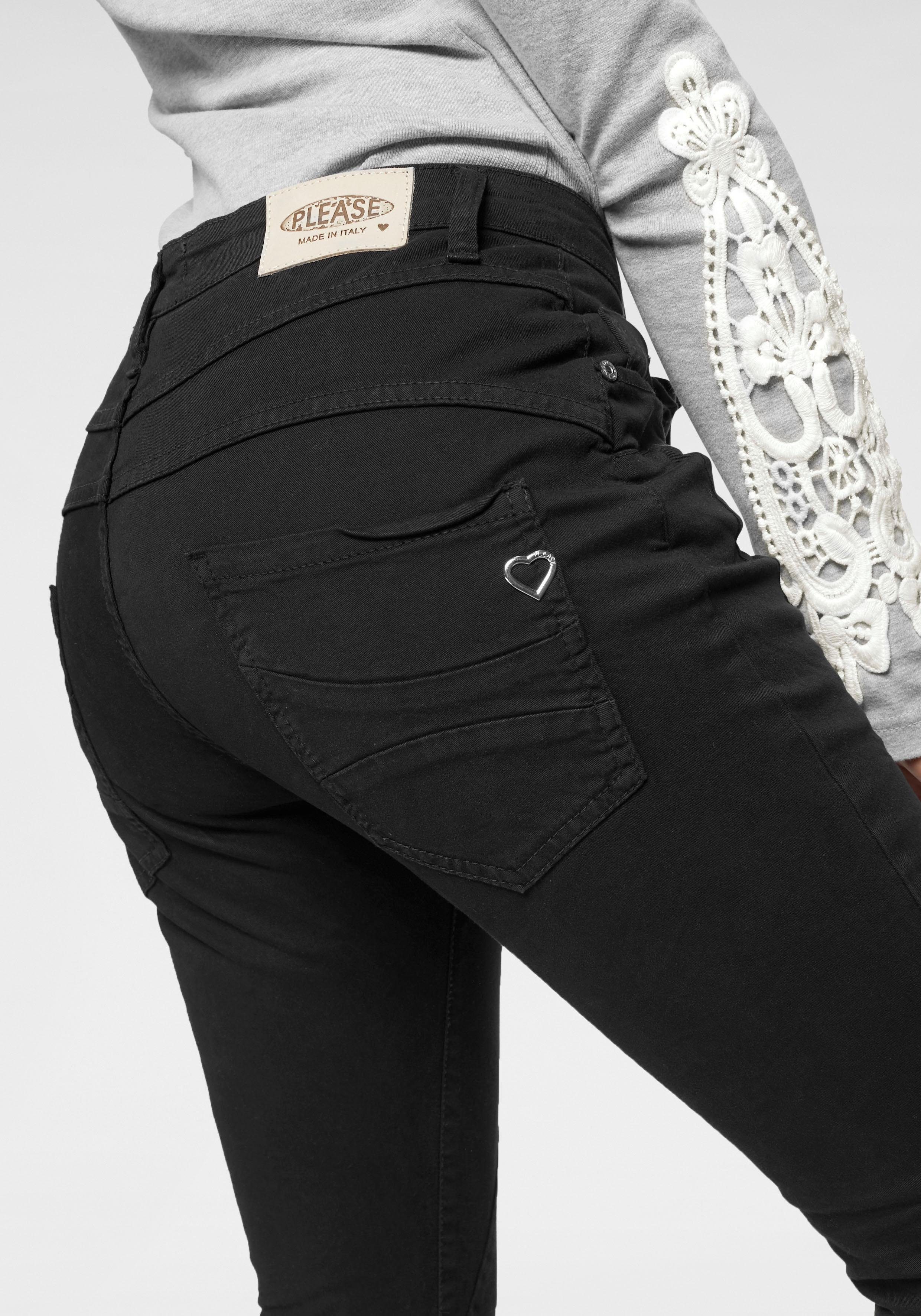 Please Jeans 5-pocket jeans P78A Krinkel-look