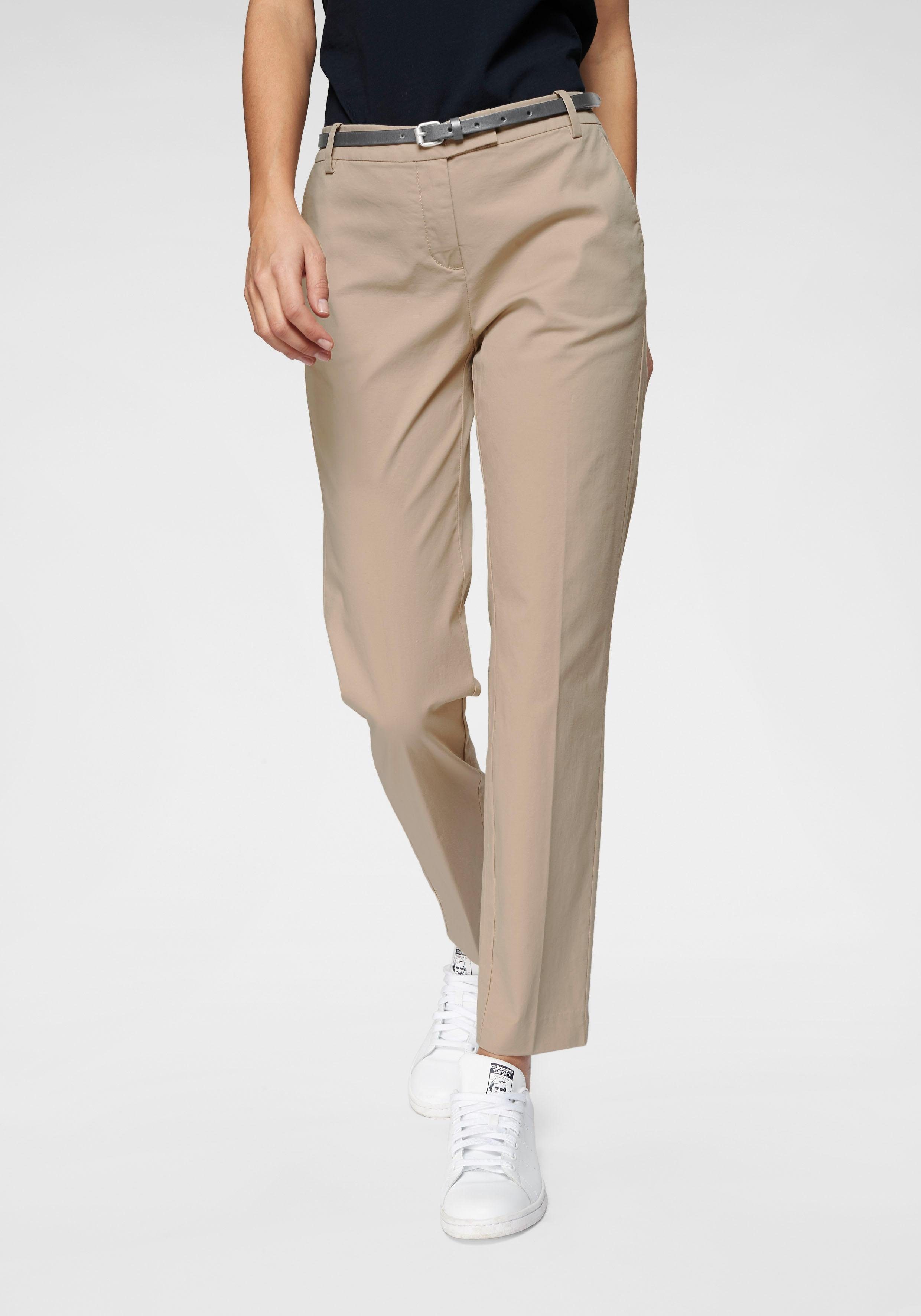 Marc O'Polo Chino Torne met klassieke persplooien voor meer elegantie