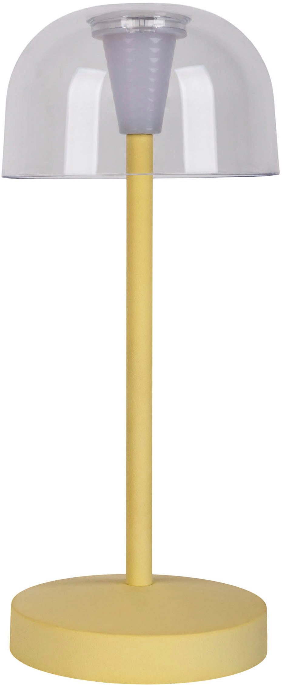 näve Led-tafellamp Gomba 18,5 cm 2-delig set, oplaadbaar, usb-kabel, geheugenfunctie, traploos dimbaar (2 stuks)