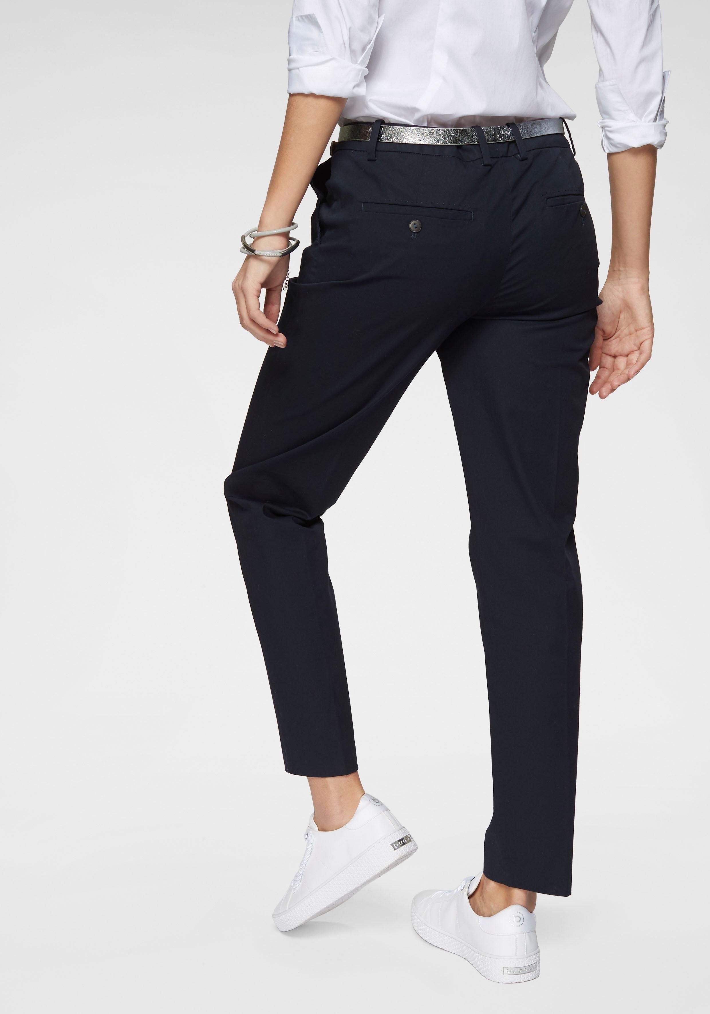 Marc O'Polo Chino Torne met klassieke persplooien voor meer elegantie