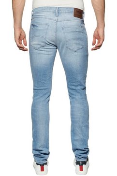tommy jeans tapered jeans slim tapered austin blauw