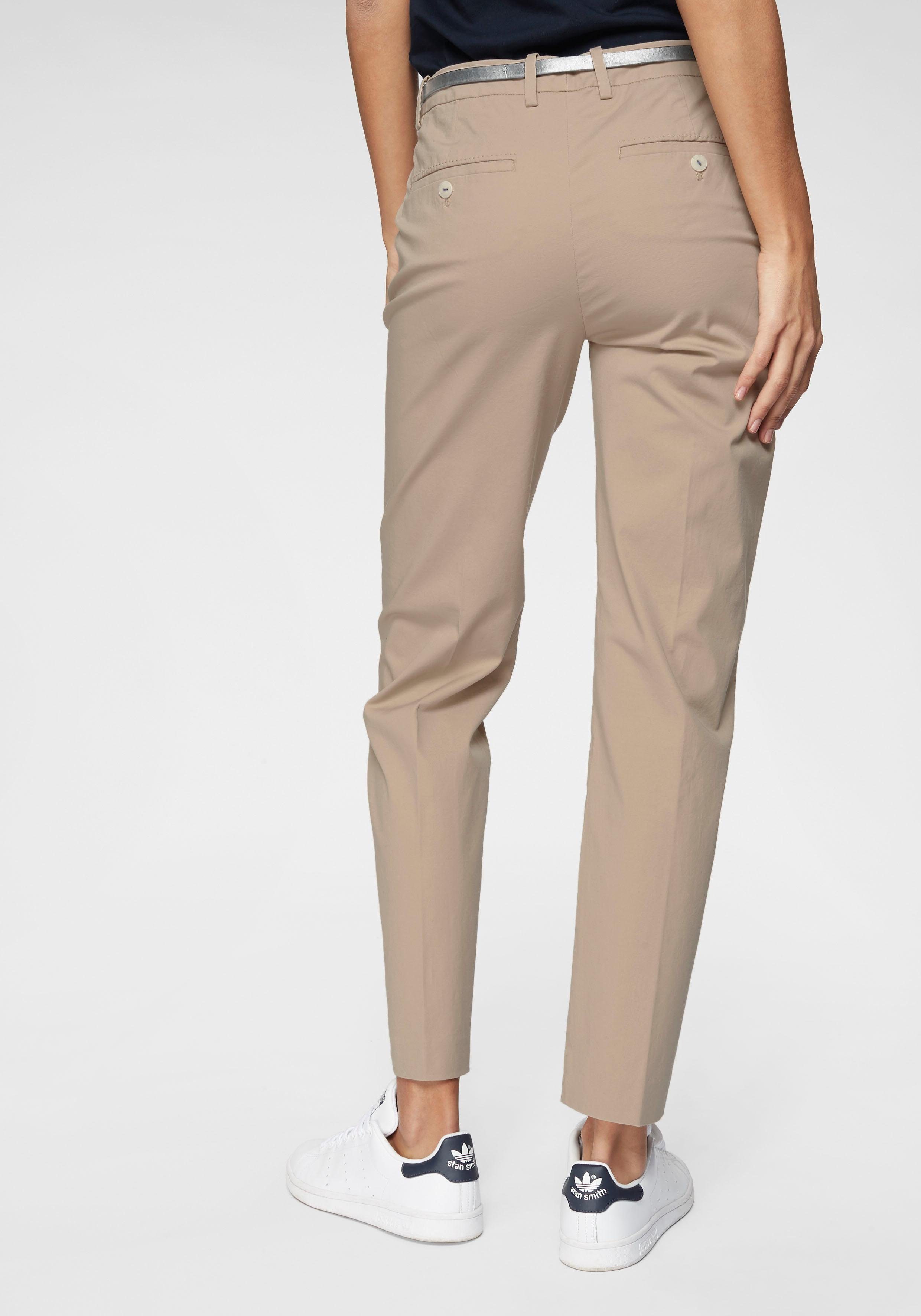Marc O'Polo Chino Torne met klassieke persplooien voor meer elegantie