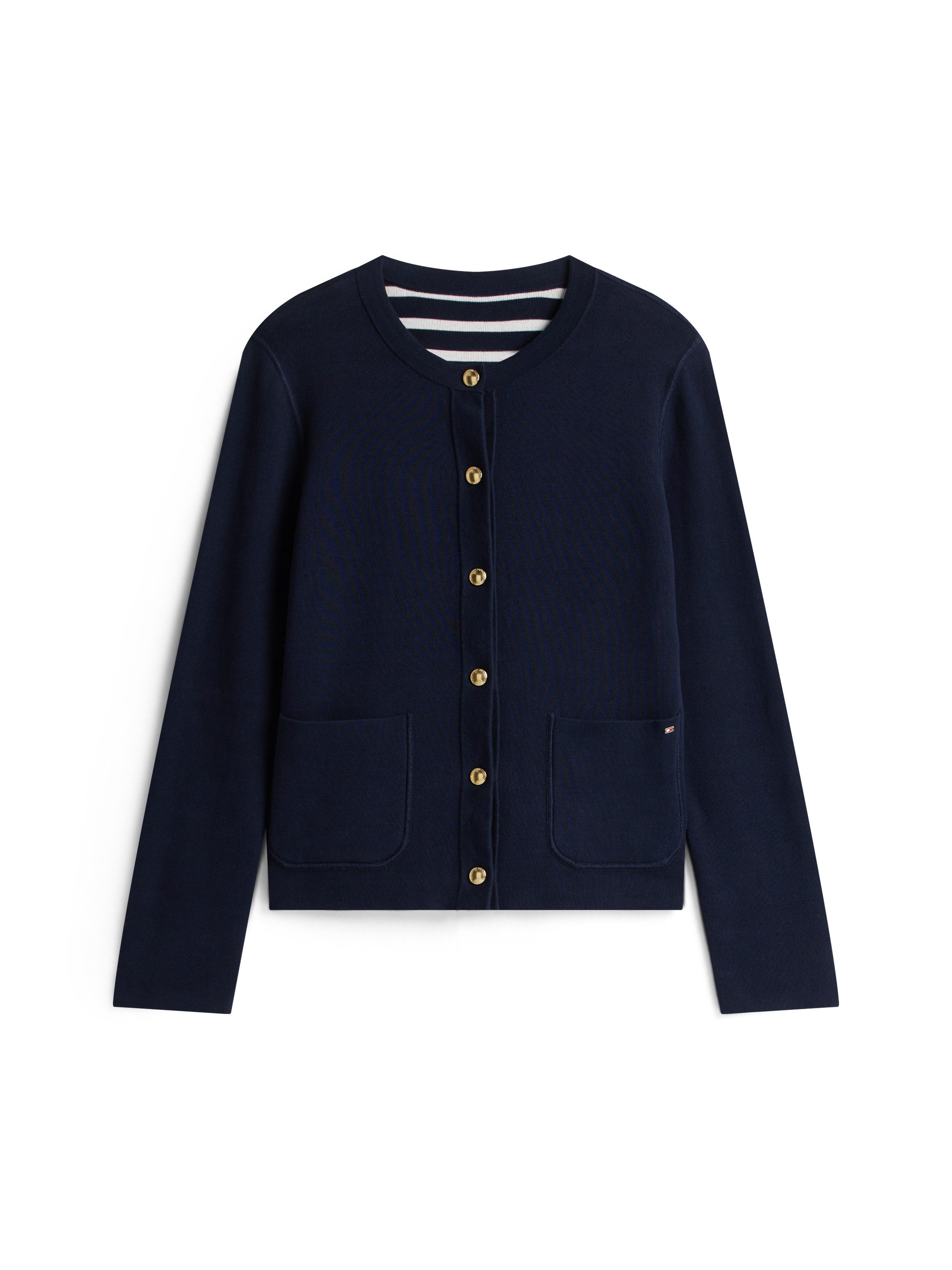 Tommy Hilfiger Vest CO JERSEY STCH REVERSIBLE CARDI