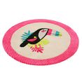esprit vloerkleed voor de kinderkamer e-toucan bijzonder zachte, motief toekan roze