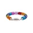 leslii armband premium quality cilinder-mix multicolour, 260115060 multicolor