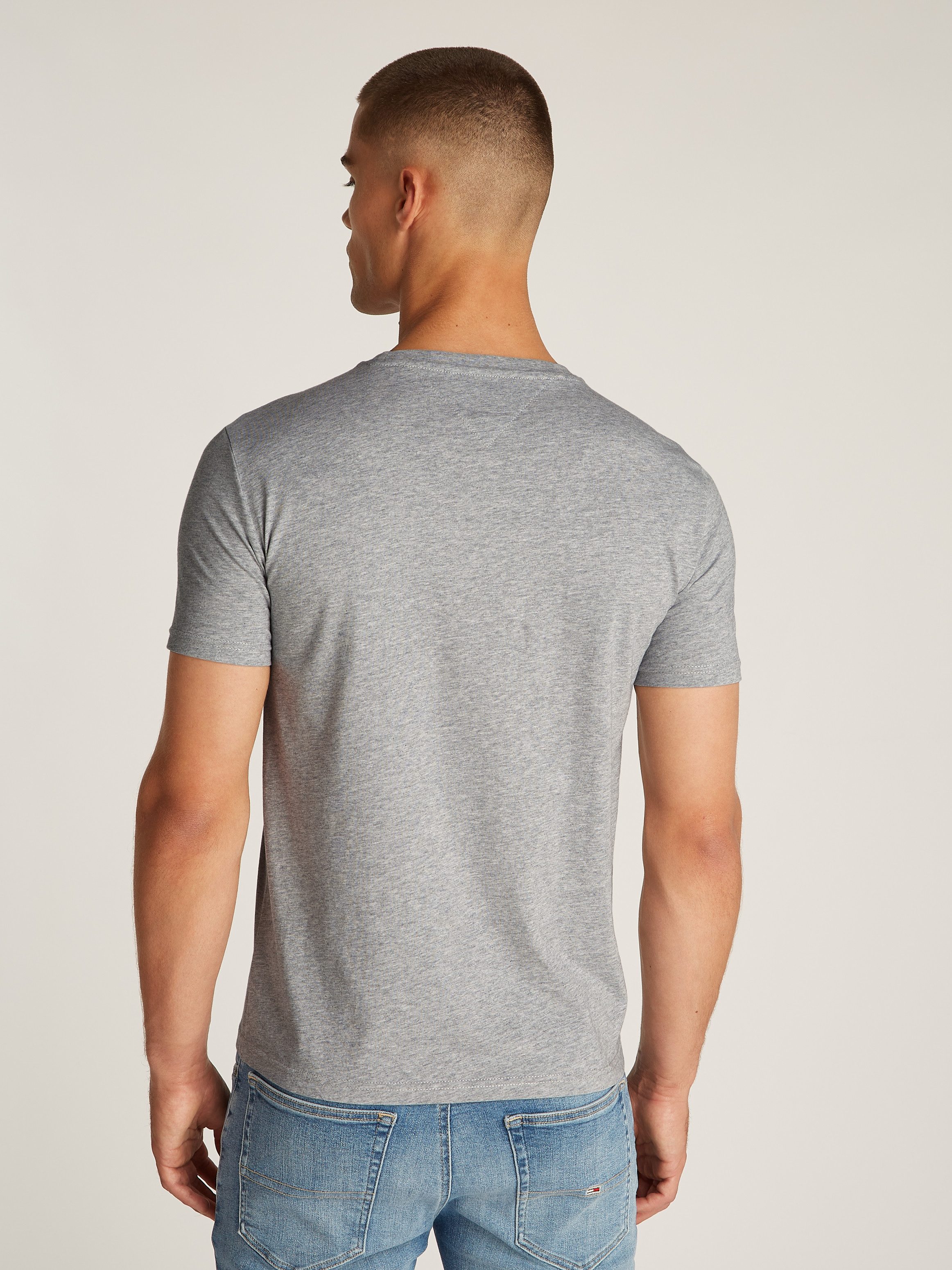 TOMMY JEANS T-shirt TJM XSLIM JASPE HTR TEE EXT