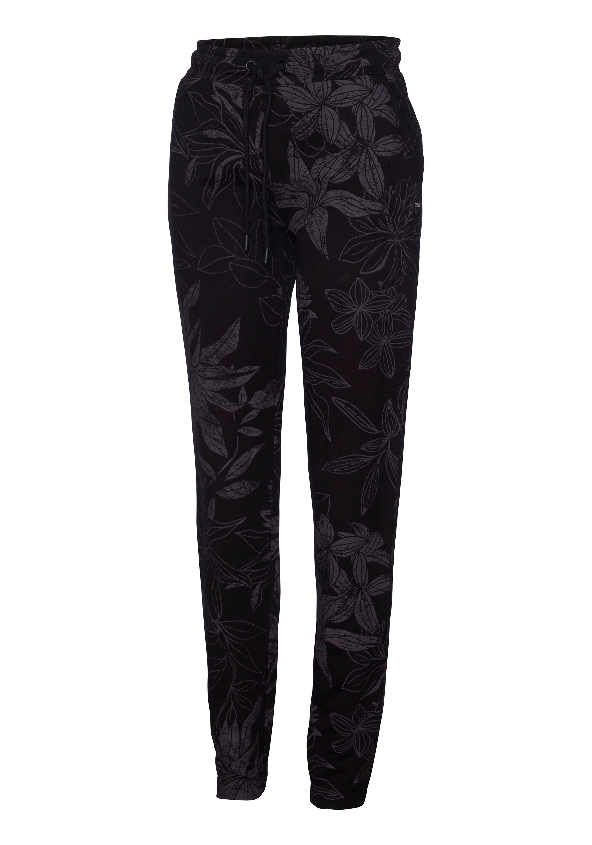 Lascana Loungebroek met bloemen alloverprint, loungepak
