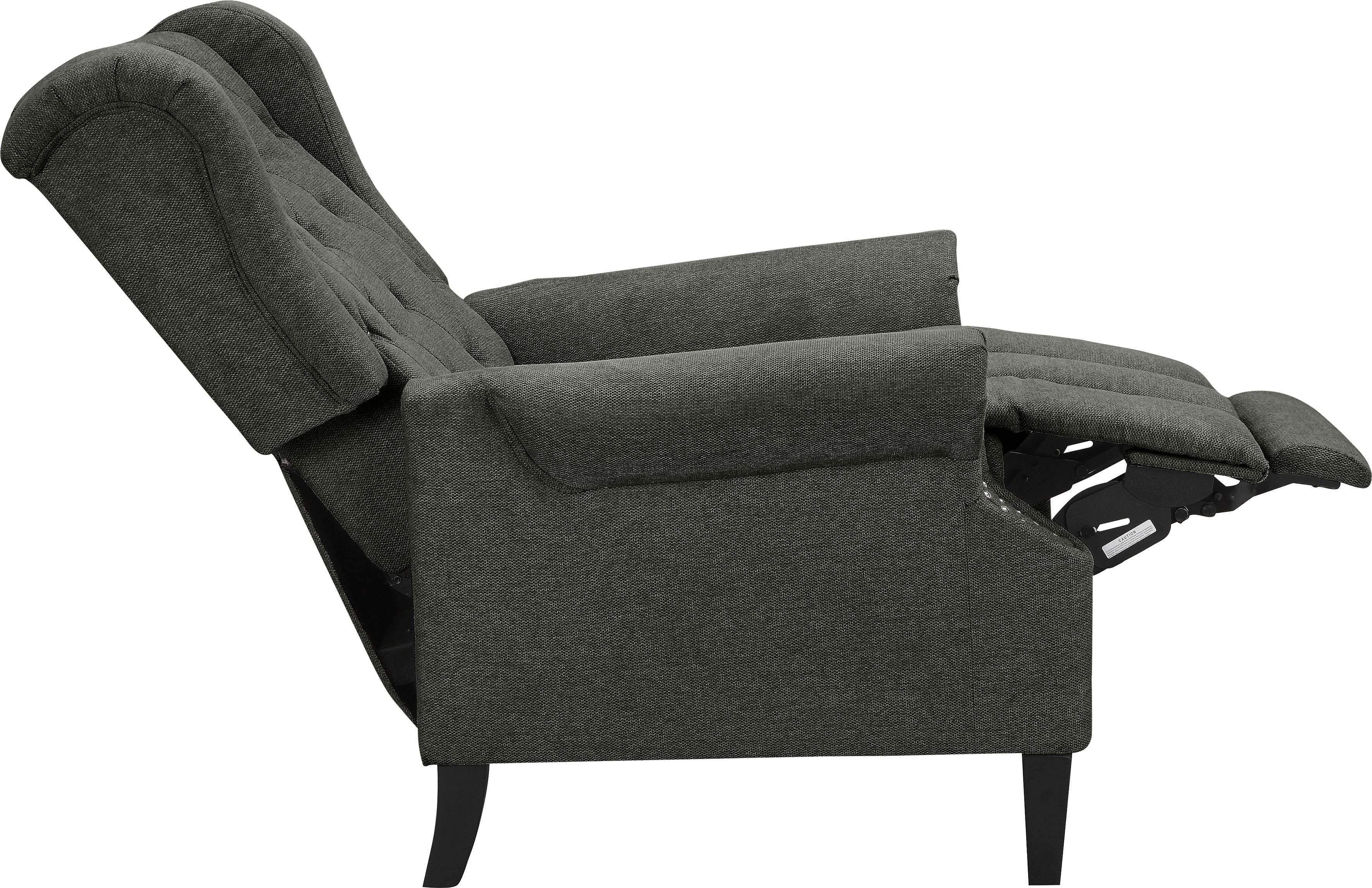 Leonique Oorfauteuil Childebert met verstelling, zacht verdikte zitting en rugleuning, zithoogte 49,5 cm (1 stuk)