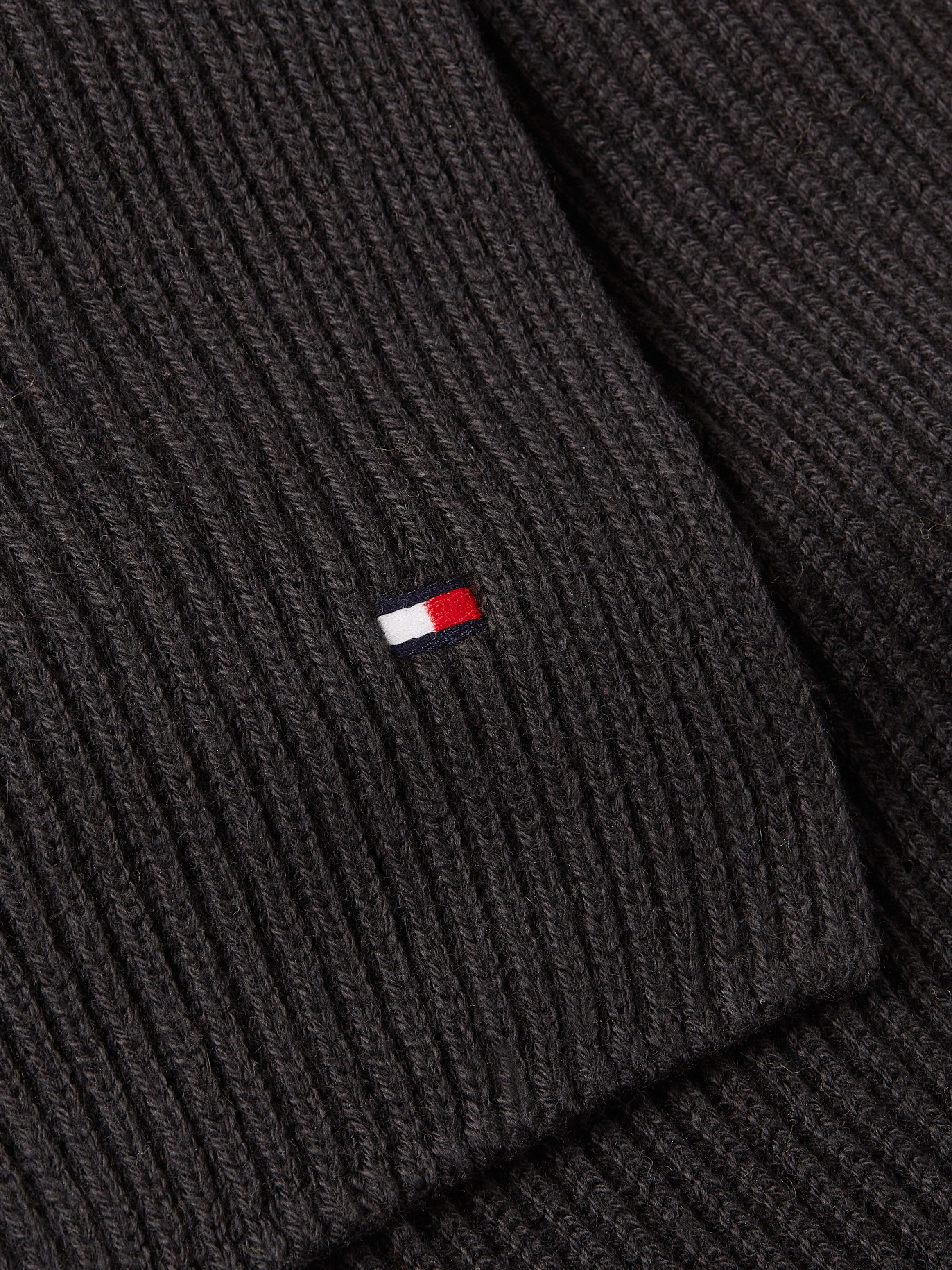 Tommy Hilfiger Gebreide sjaal TH FLAG PIMA COTTON CASH SCARF