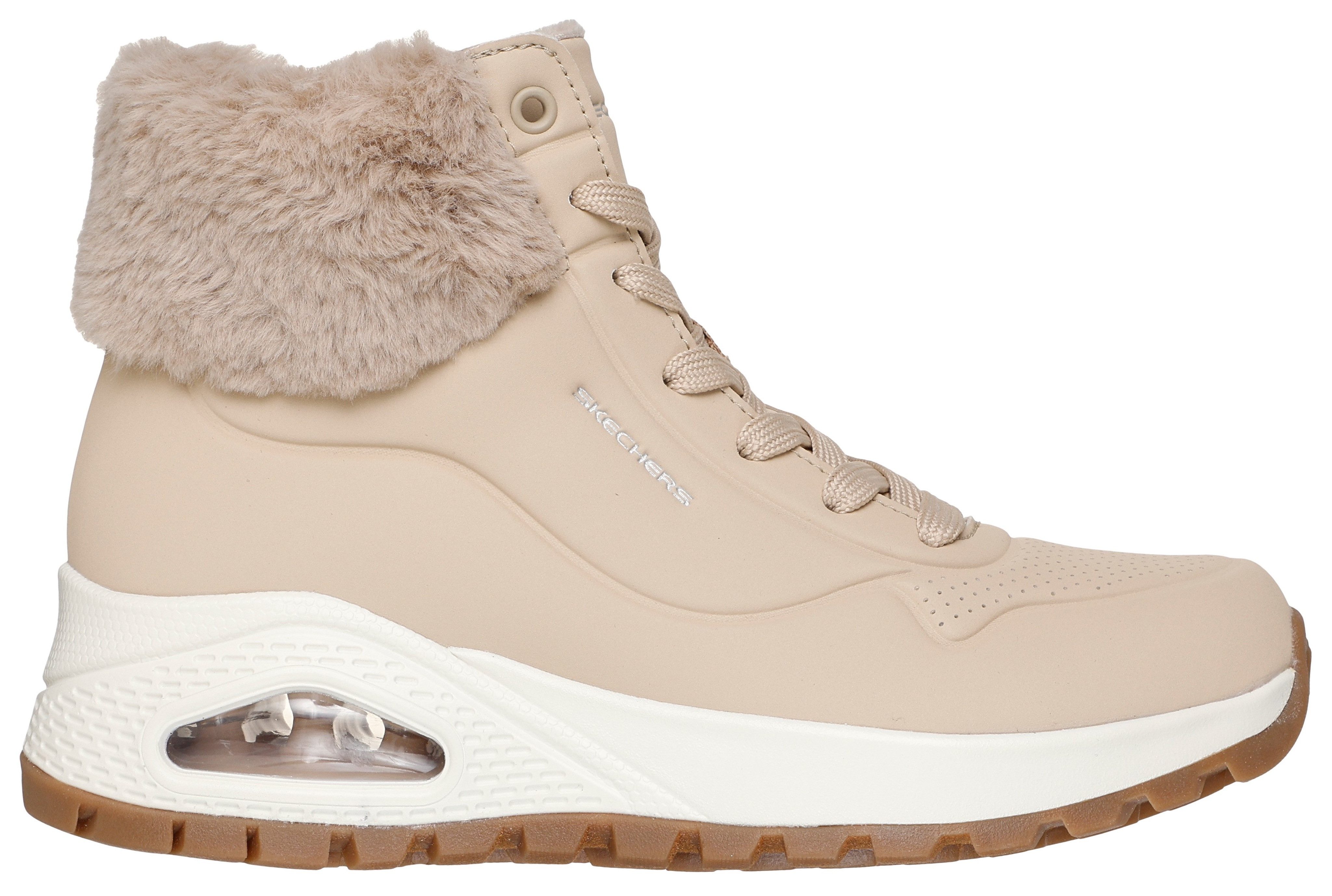 Skechers Veterschoenen UNO RUGGED - FALL AIR Winterlaarzen met Air-Cooled Memory Foam® comfort binnenzool