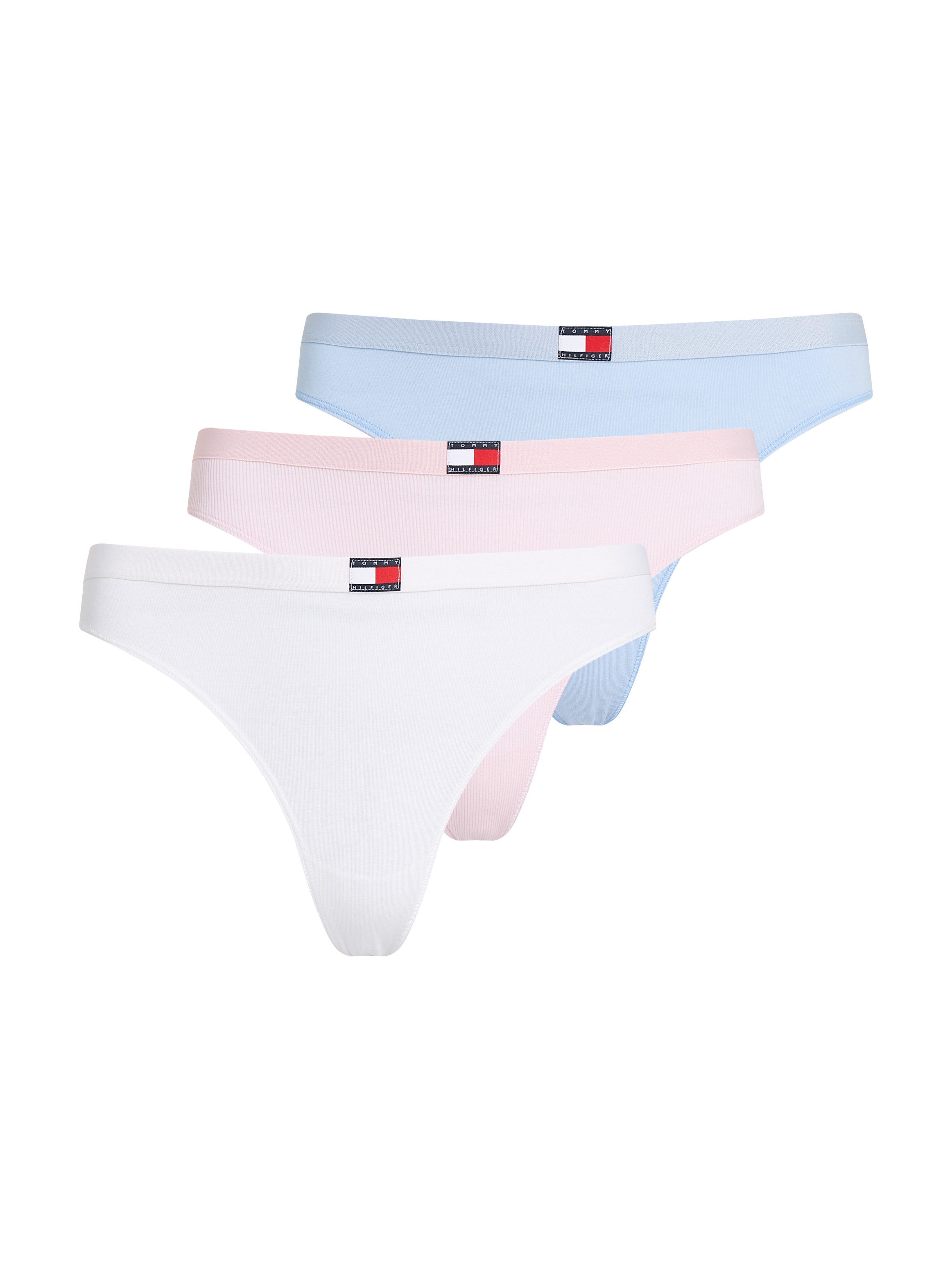 Tommy Hilfiger Underwear String 3 PACK FLAG THONG (EXT. SIZE) (3 stuks)