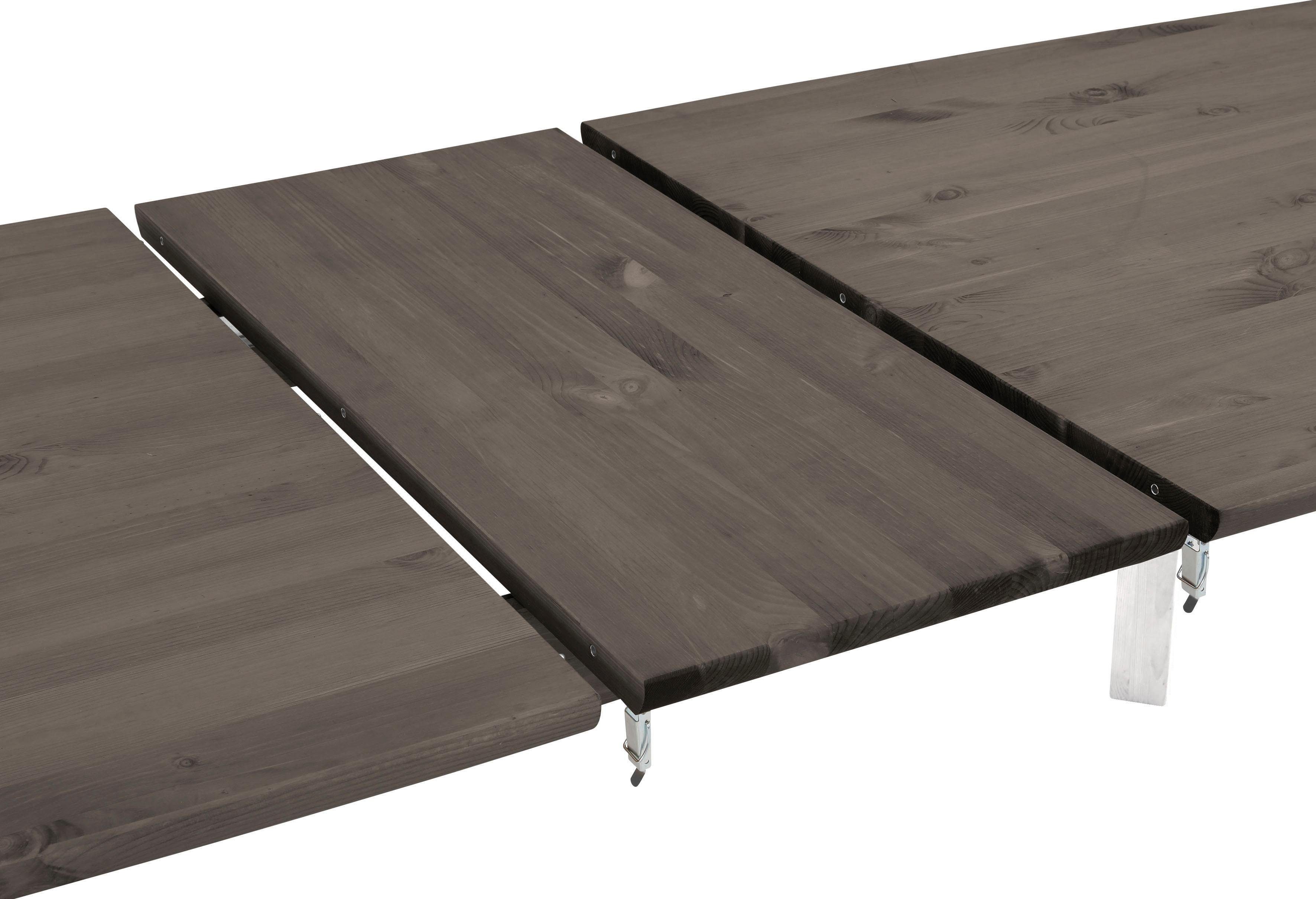 Home affaire Eettafel PALERMO met uittrekfunctie, van massief hout, fsc® gecertificeerd