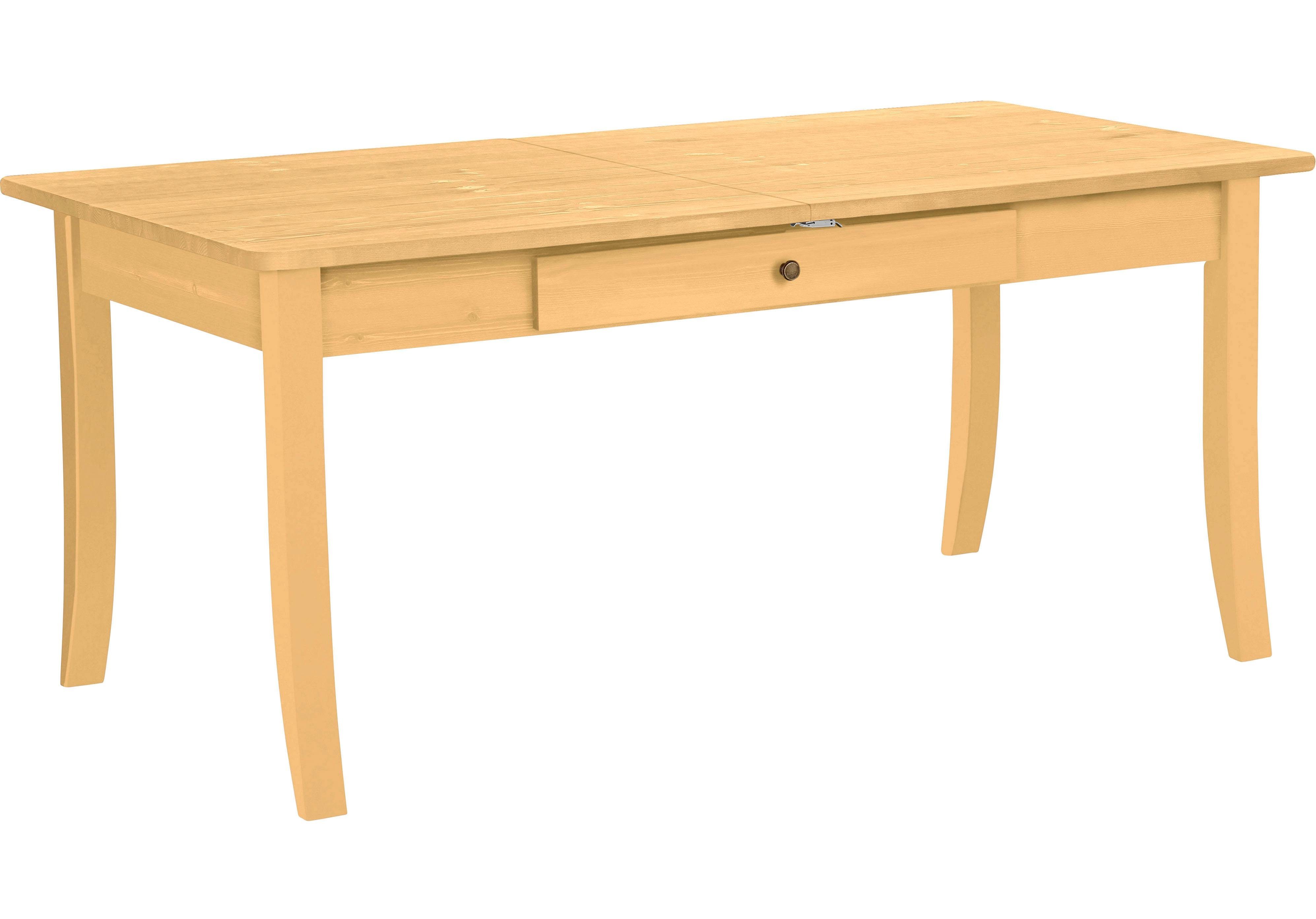 Home affaire Eettafel PALERMO met uitschuiffunctie en 2 laden, fsc® gecertificeerd