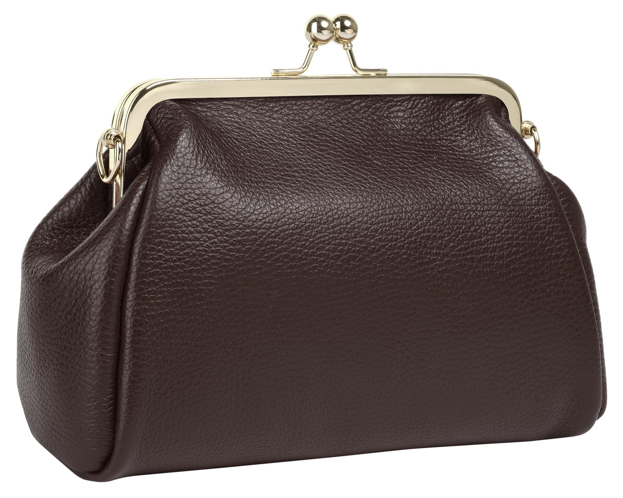 Cluty Avondtasje echt leer, made in italy