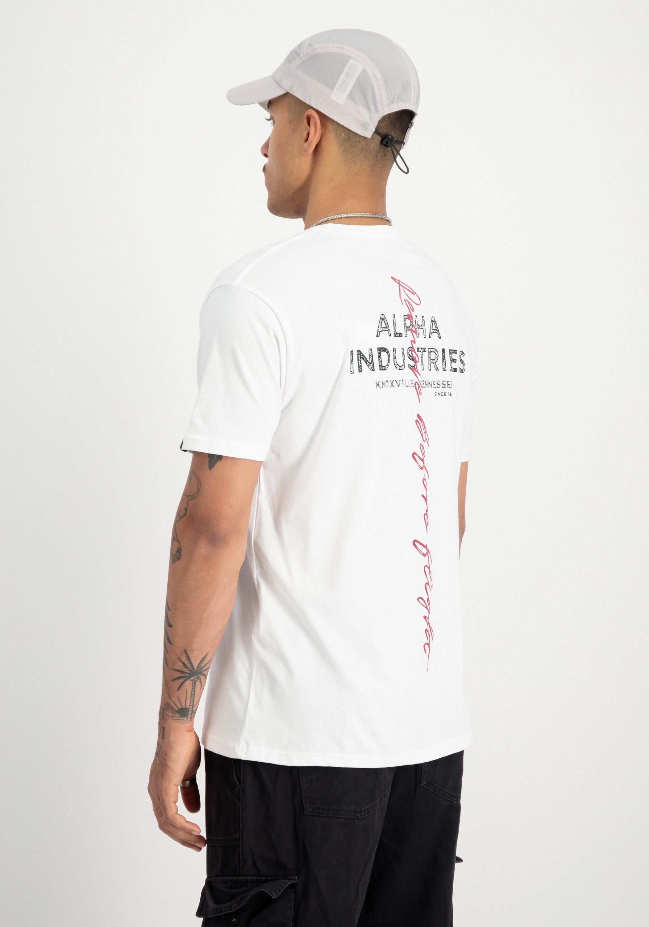 Alpha Industries T-shirt Men T-Shirts Signature Backprint T-Shirt