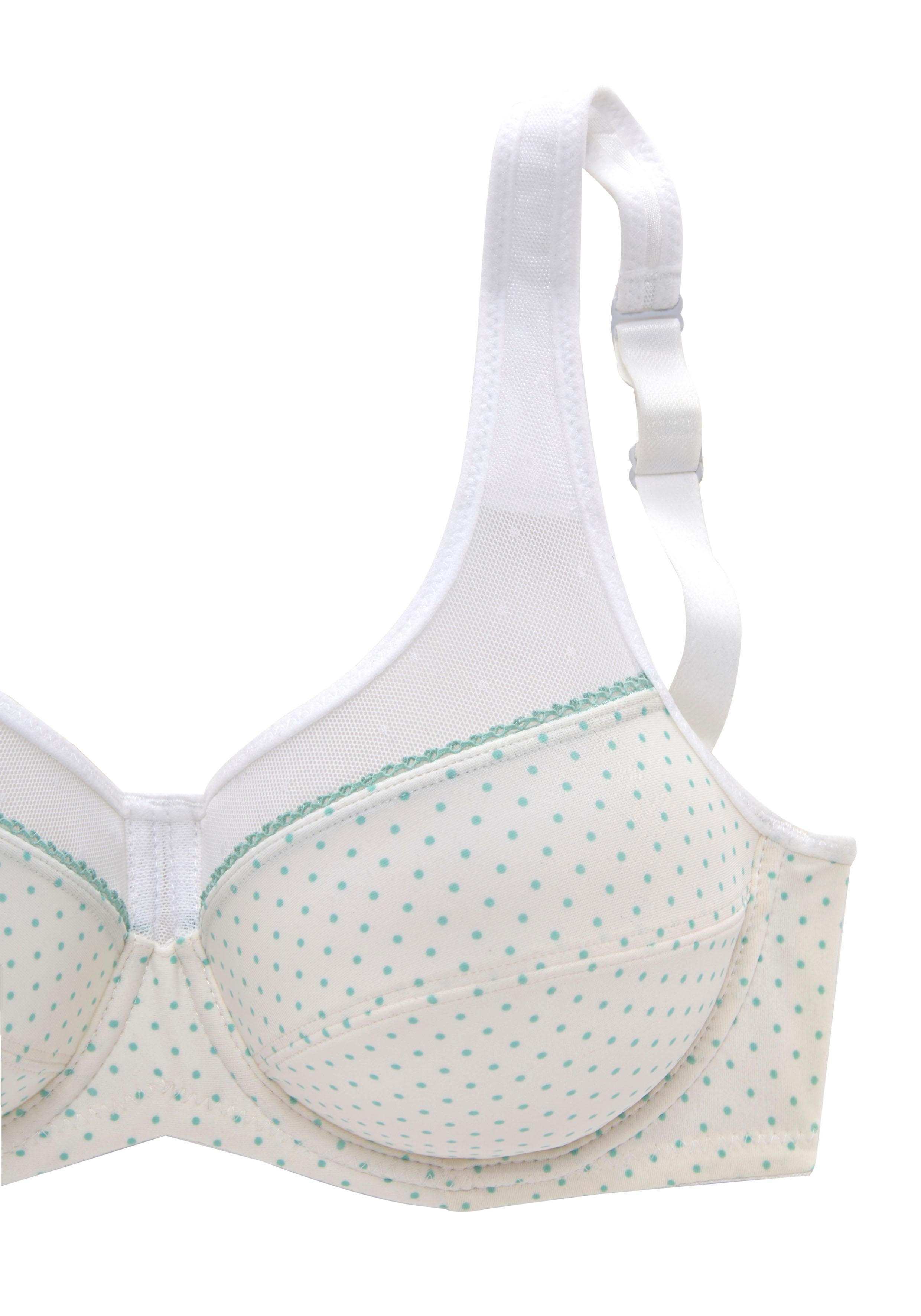 Petite fleur Beugel-bh met netinzetten (Set van 2)