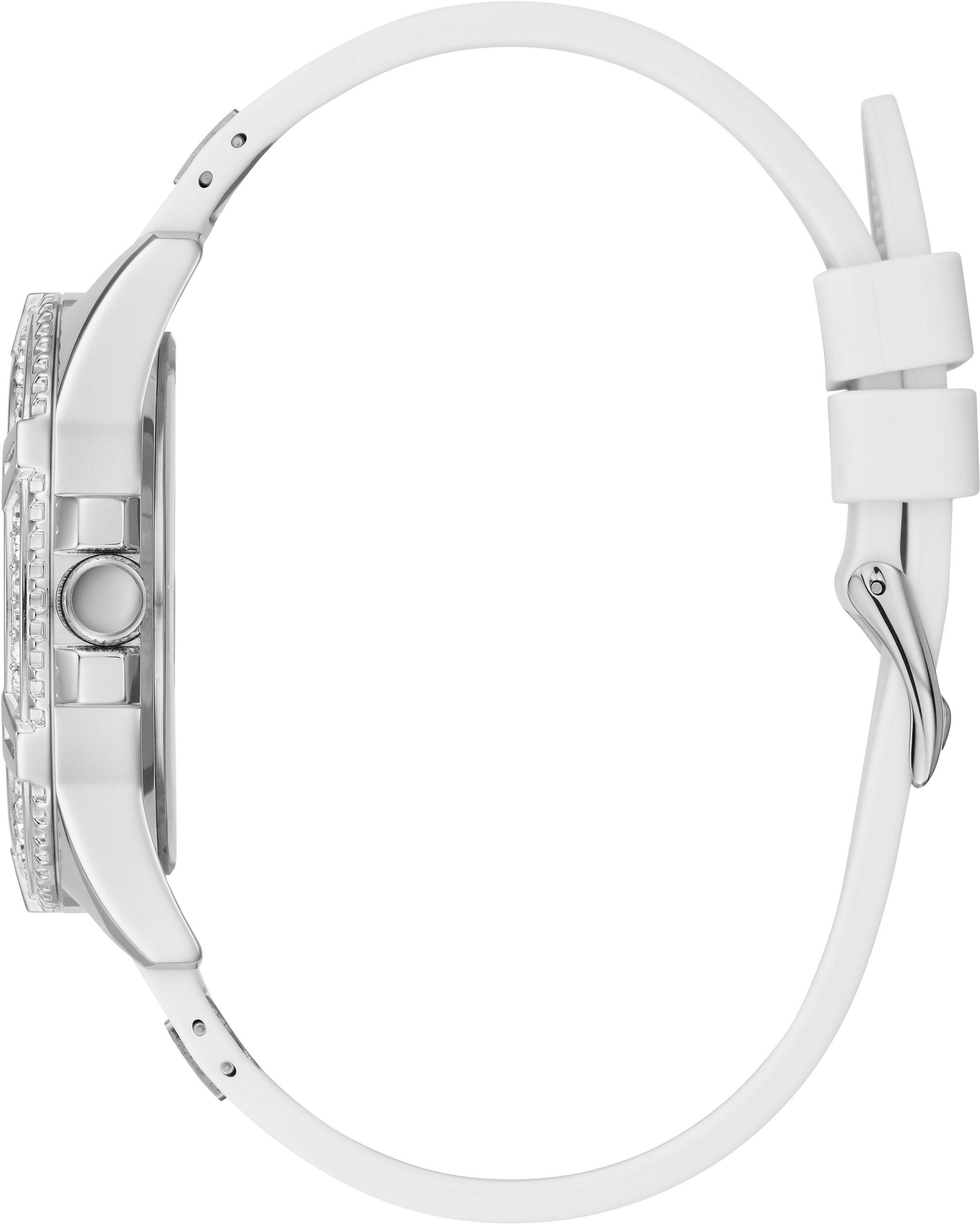 Guess Multifunctioneel horloge LADY FRONTIER Horloge, quartzhorloge, dameshorloge, analoog, stalen armband