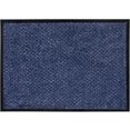 luxor living mat len inloopmat, geschikt voor binnen en buiten, wasbaar blauw