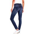 gang relax fit jeans amelie relaxed fit met used-effecten blauw
