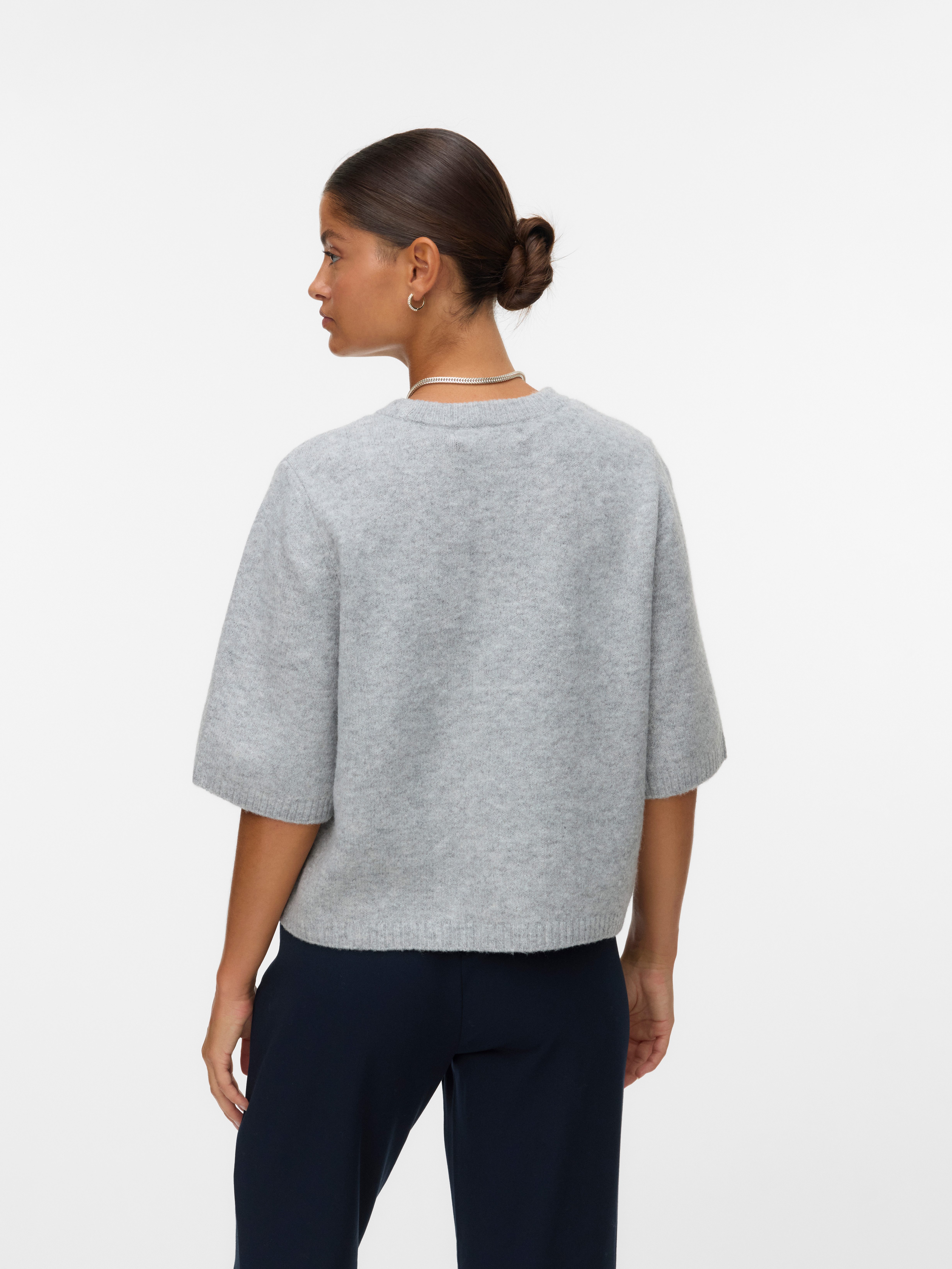 Vero Moda Trui met ronde hals VMBOOM 2/4 O-NK OVERSIZE PULLOVE GA NOOS